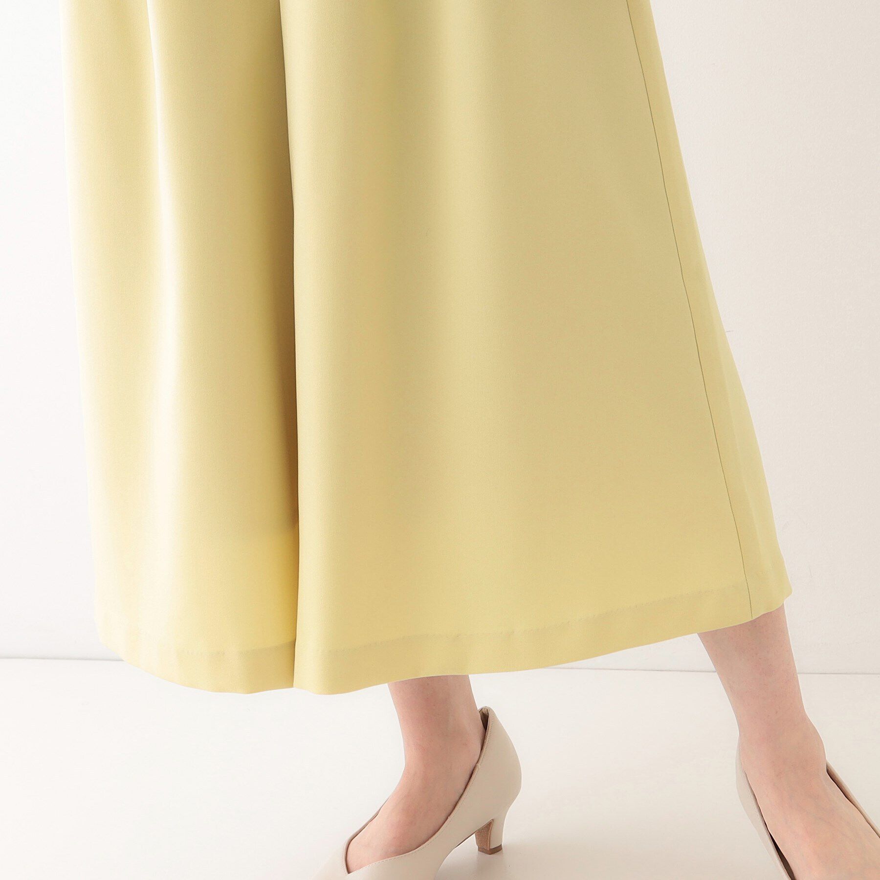 SHOO･LA･RUE「【S-LL/体型カバー】オンオフ兼用 ベルト風ガウチョパンツ」|その他|