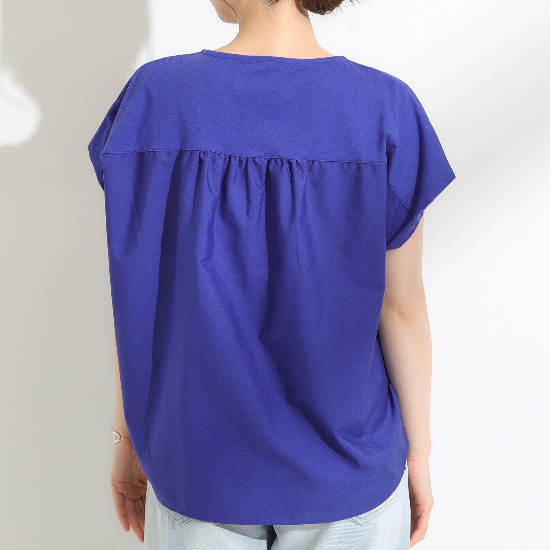 SHOO･LA･RUE「インせず決まる 異素材使い デザイントップス」|Tシャツ・カットソー|