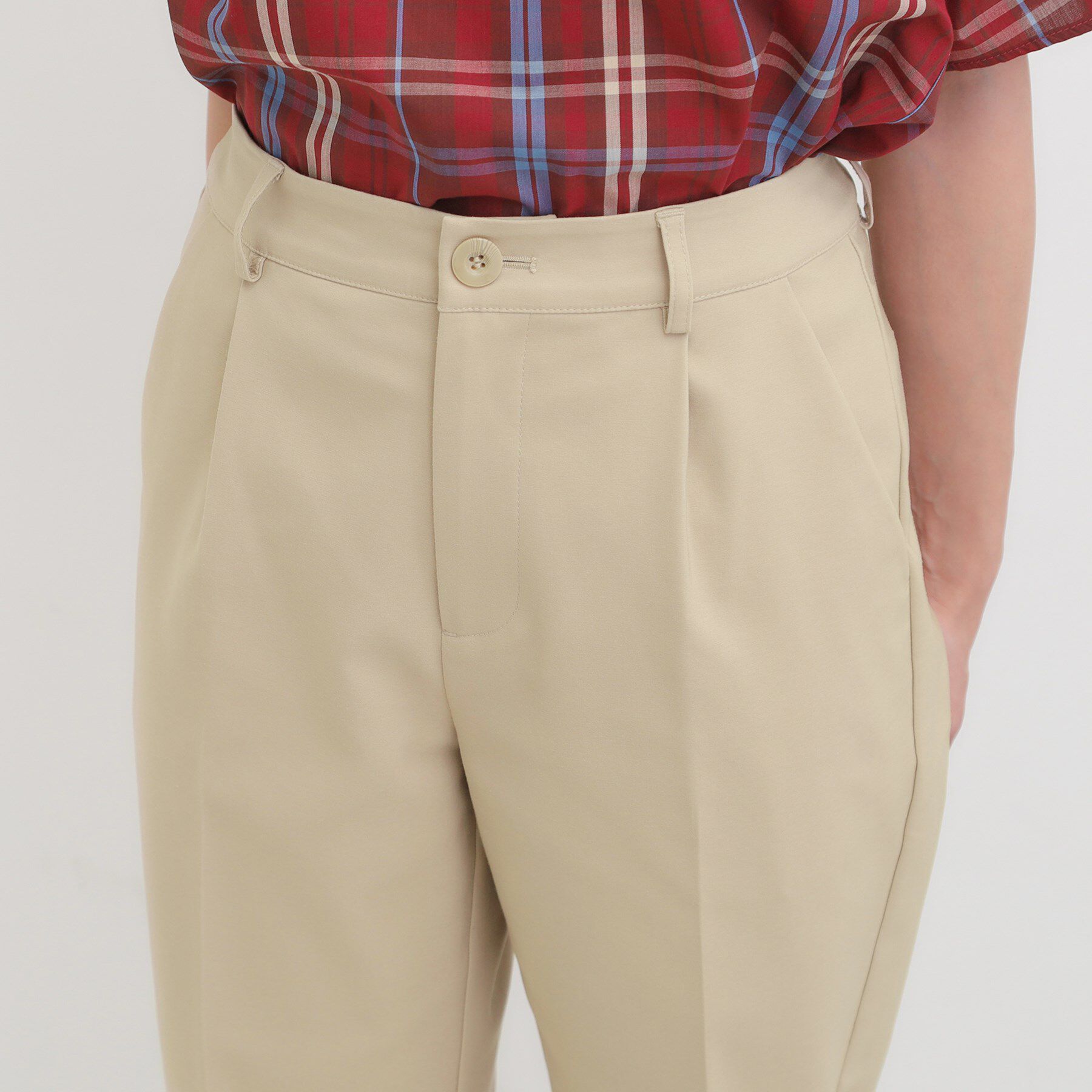 SHOO･LA･RUE「【洗濯機可/S-3L/美脚シルエット】ソフトスティックパンツ」|その他|