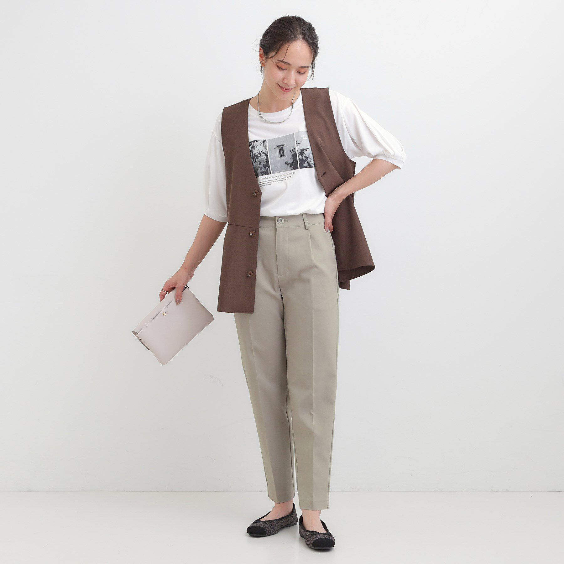 SHOO･LA･RUE「【洗濯機可/S-3L/美脚シルエット】ソフトスティックパンツ」|その他|