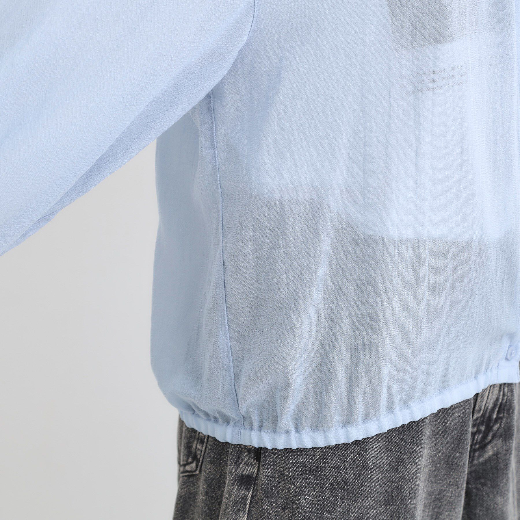 SHOO･LA･RUE「【S-LL】大人の抜け感 シアーボイルフーディパーカ」|パーカー|