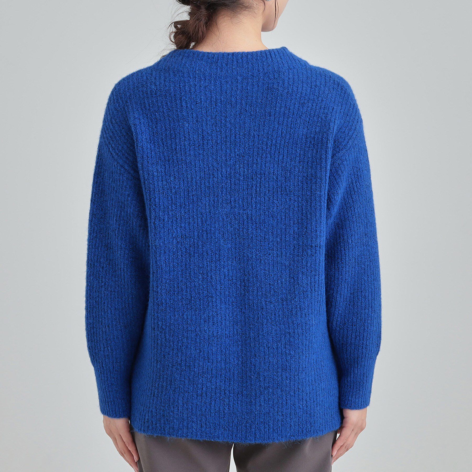 SHOO･LA･RUE「【S-LL/洗濯機可】ふわふわが魅力 ハイネックニットプルオーバー」|ニット・セーター|