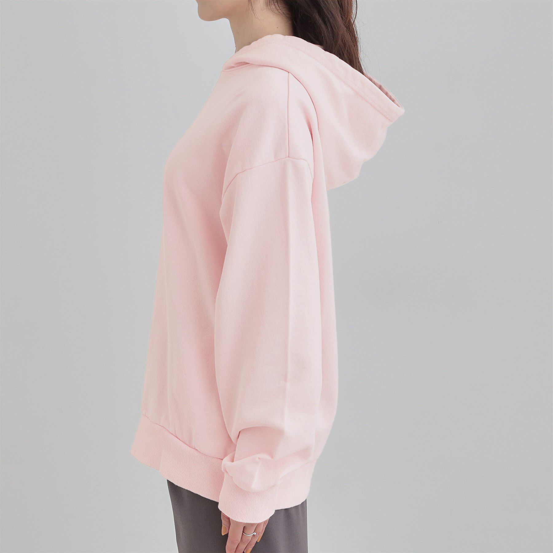 SHOO･LA･RUE「【洗濯機可】ポケット付きが嬉しい ケミカル加工フーディ―」|パーカー|