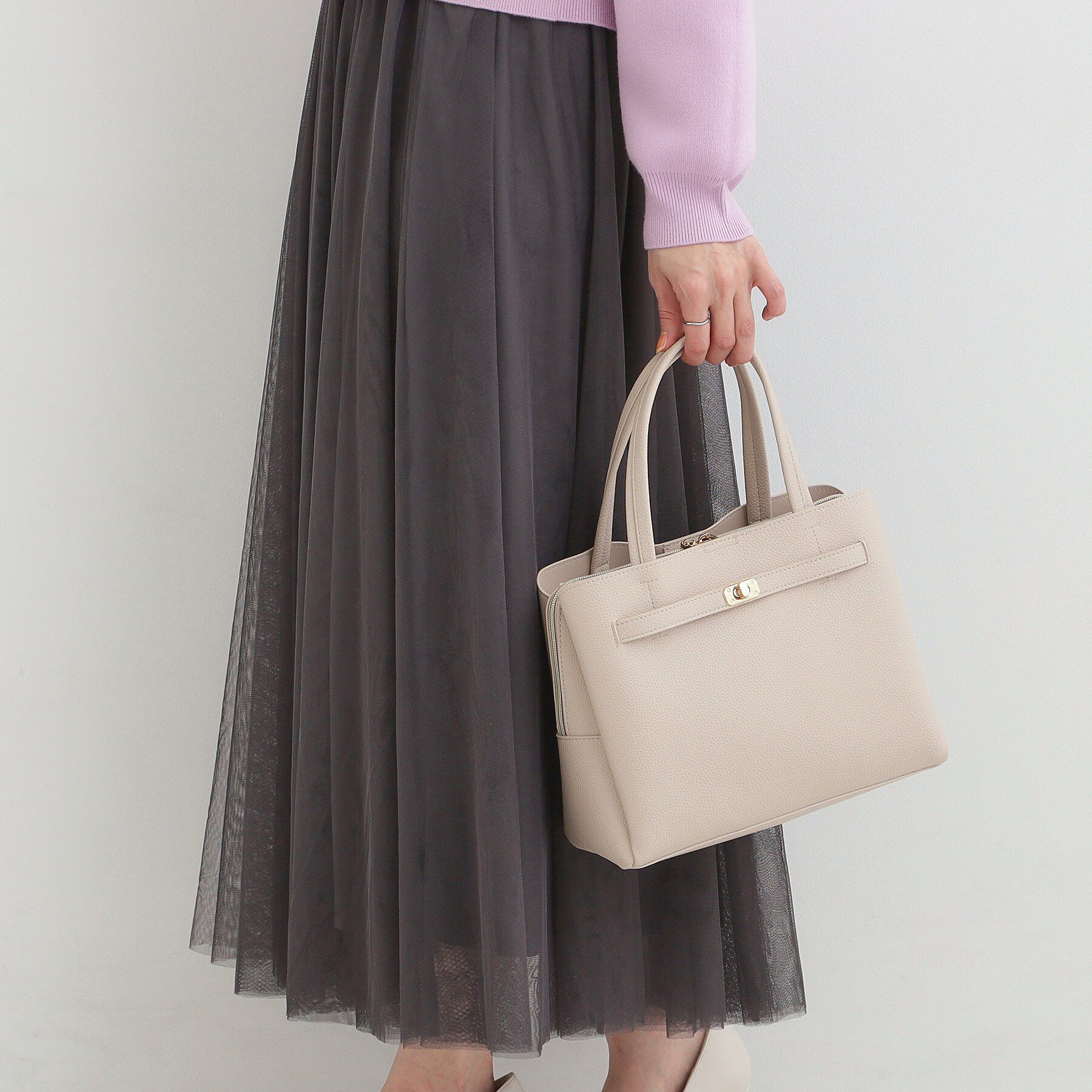 SHOO･LA･RUE「金具ベルトトートバッグ」|トートバッグ|