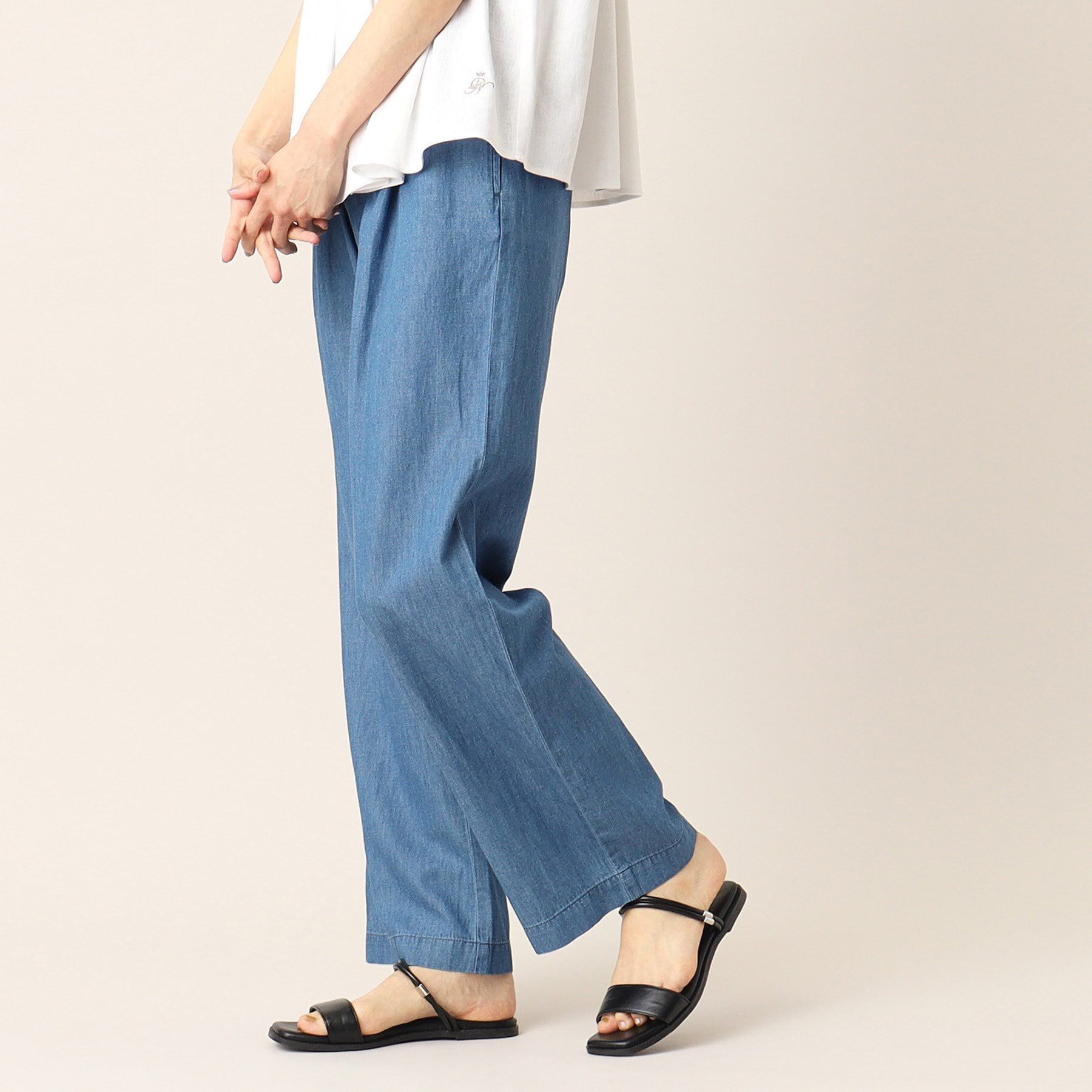 Dessin「【洗える】リラックスデニムパンツ（XS～L）」|デニム|