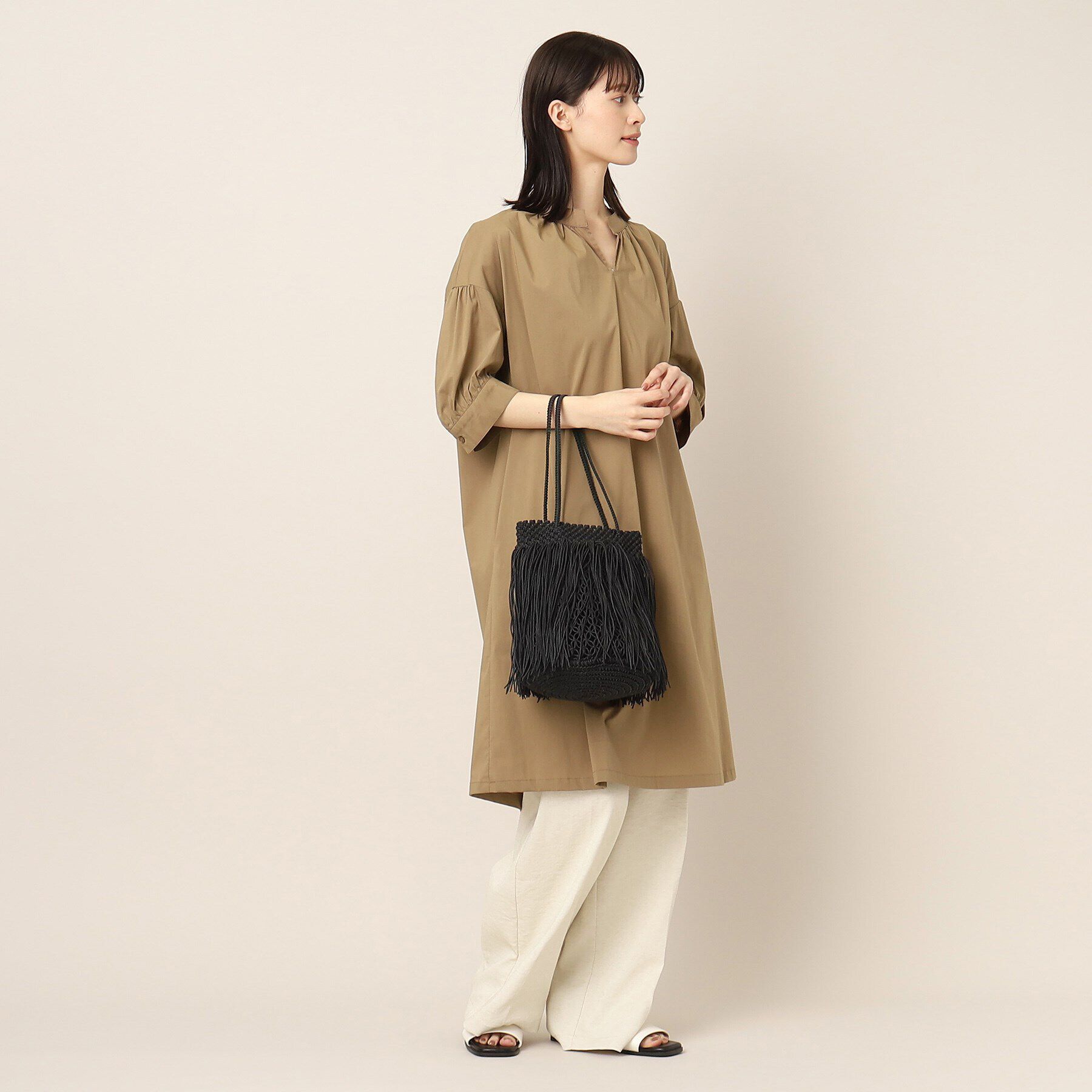 Dessin「【洗える】カフタンチュニックワンピース（S～L）」|ワンピース|