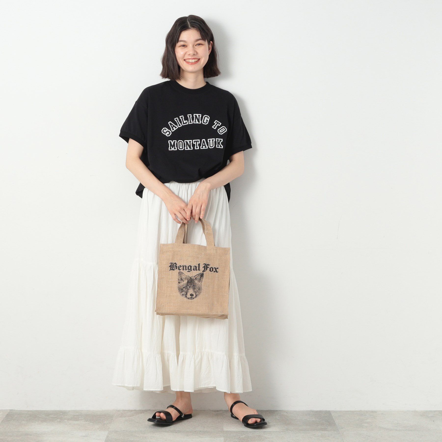 Dessin「【リンクコーデ】ロゴチュニックTシャツ」|Tシャツ・カットソー|
