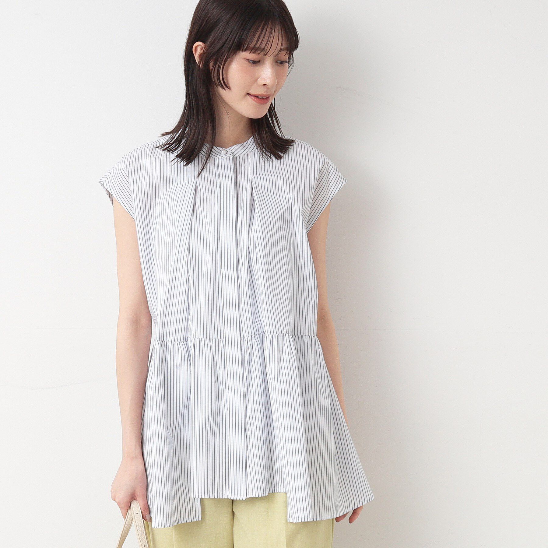 Dessin「【洗える】ペプラムブラウス（XS～L）」|シャツ・ブラウス|