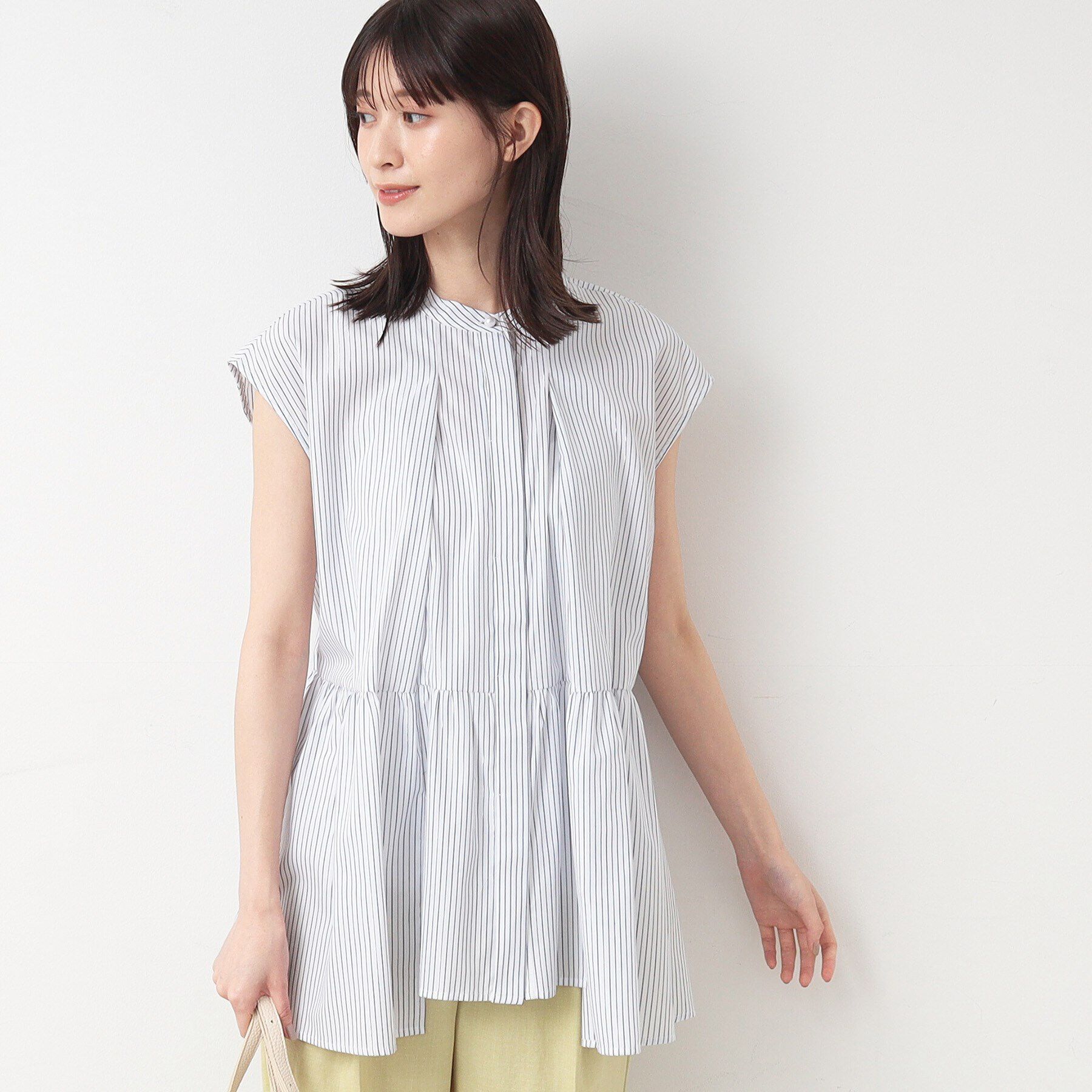 Dessin「【洗える】ペプラムブラウス（XS～L）」|シャツ・ブラウス|