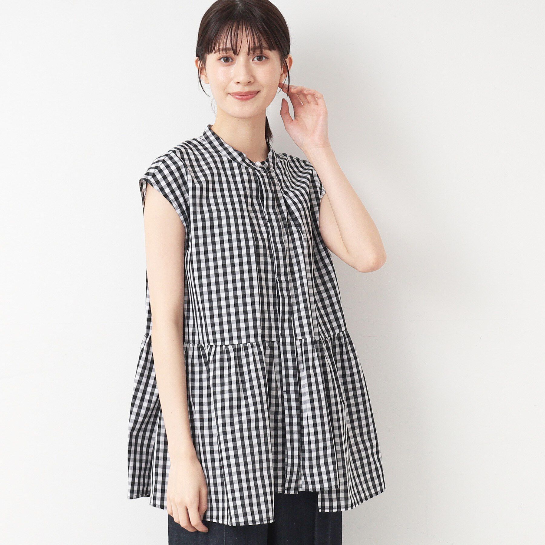 Dessin「【洗える】ペプラムブラウス（XS～L）」|シャツ・ブラウス|