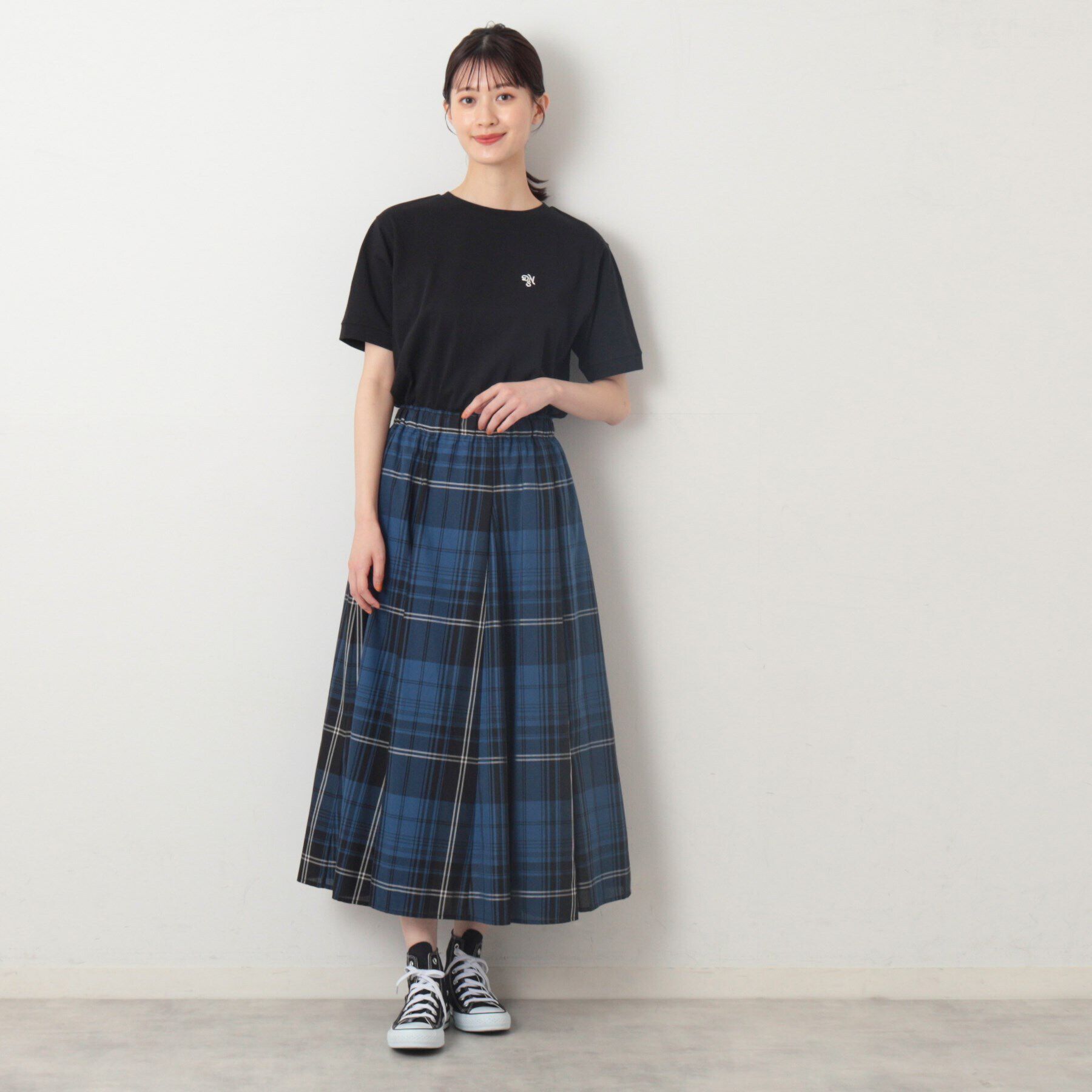 Dessin「【レイヤード・一枚着・プチプラ】シャツテールTシャツ（XS～L）」|Tシャツ・カットソー|