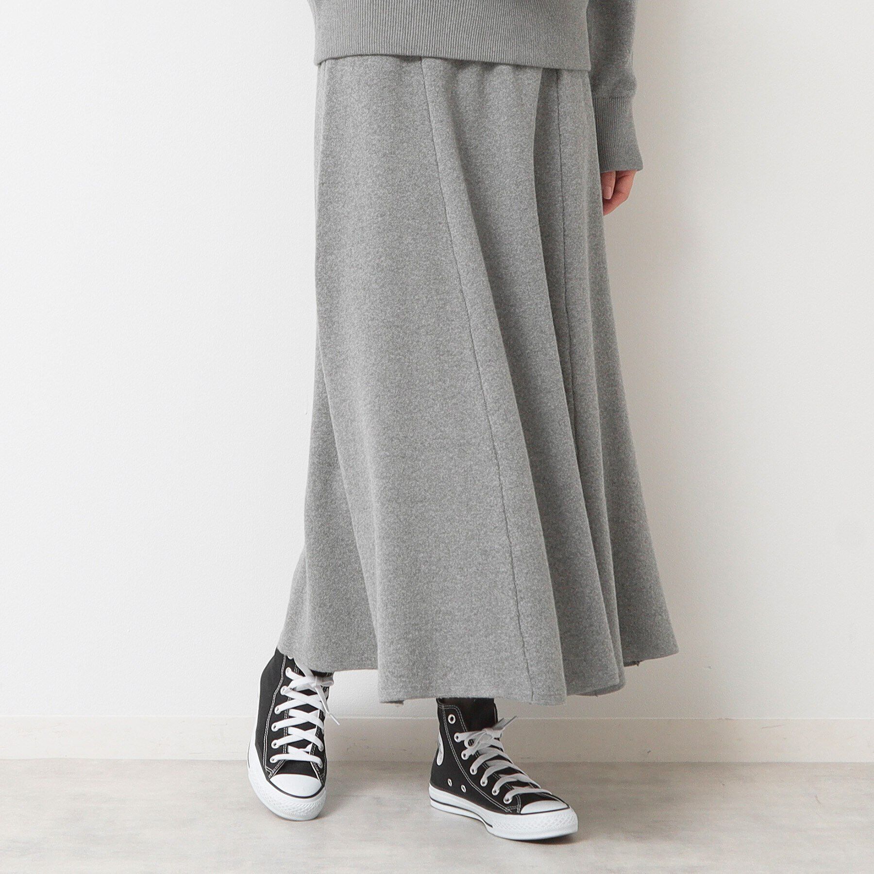 Dessin「【洗える】フレアーニットスカート(S~L)」|スカート|