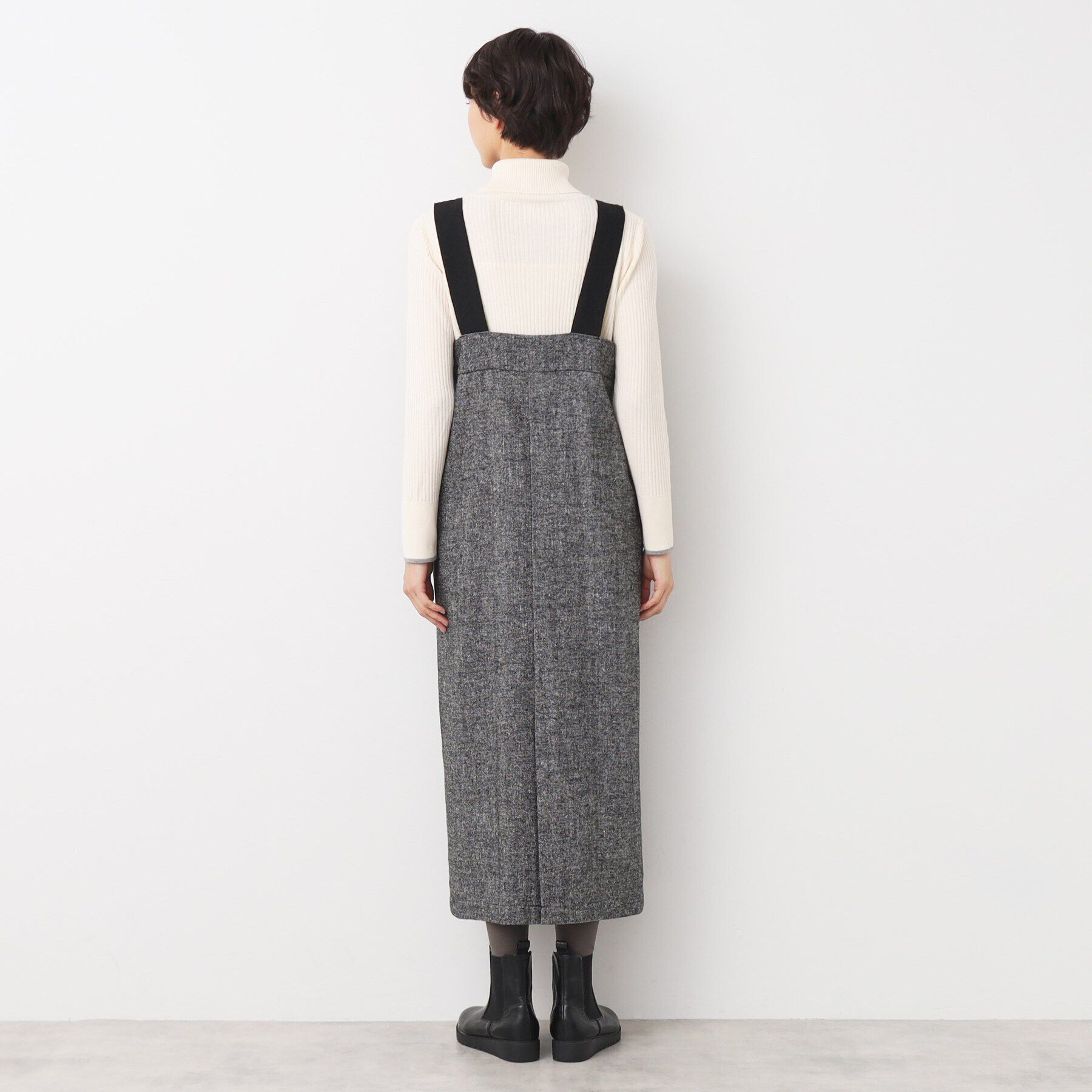 Dessin「【洗える】ツイードジャンパースカート」|ワンピース|