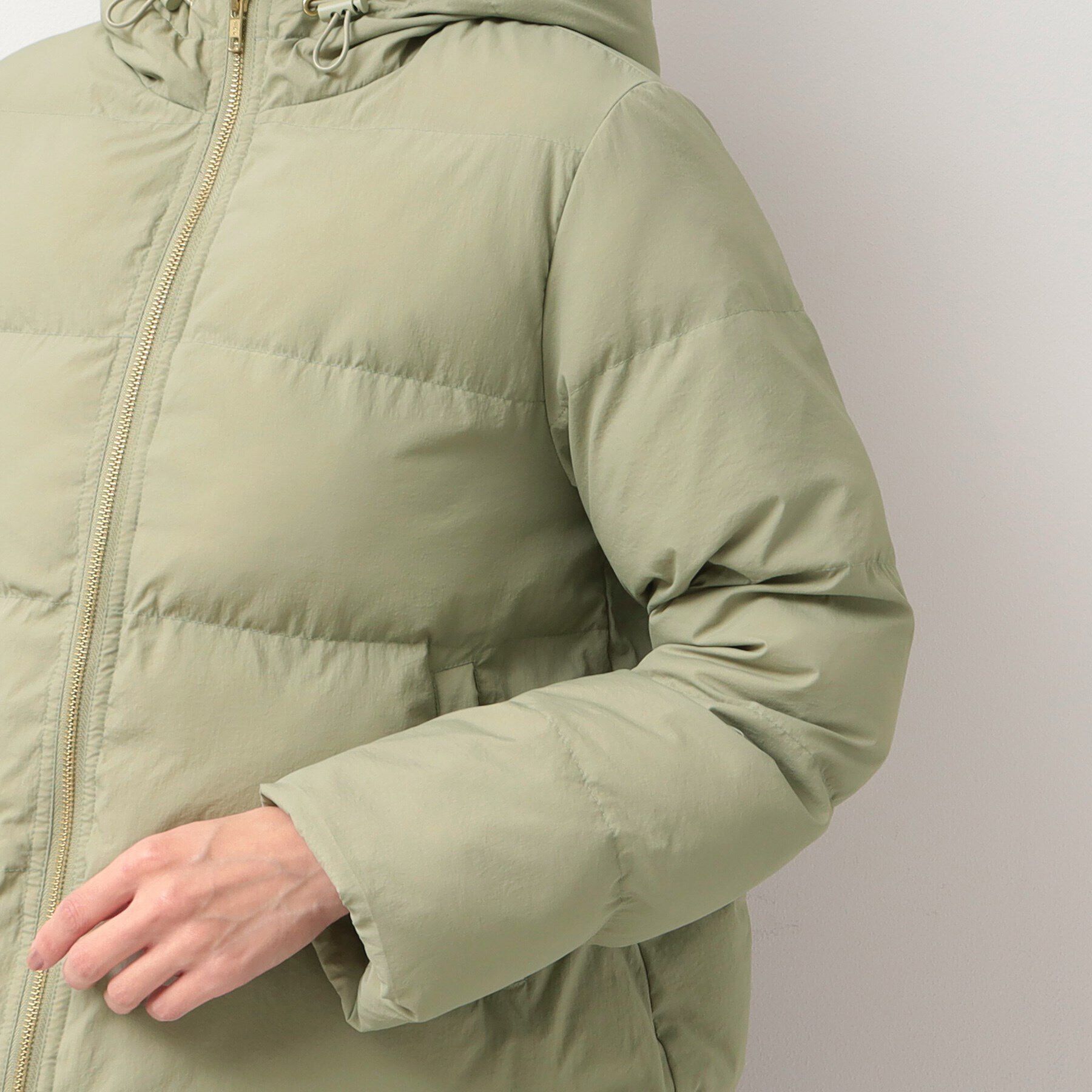 Dessin「フード付き中綿ショートコート」|ダウン|