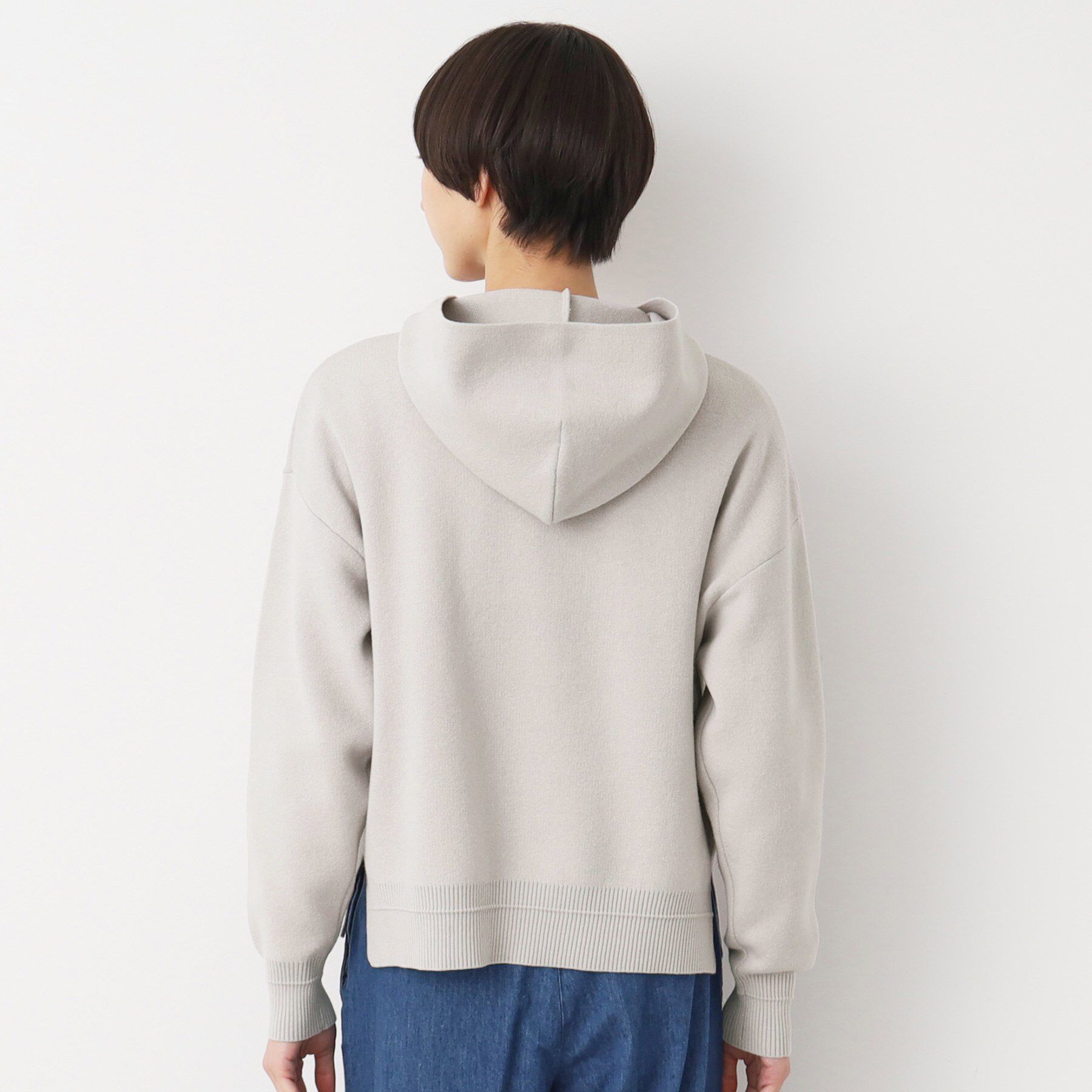 Dessin「【洗える・4サイズ展開】ちょうどいいパーカ（クロップド丈）」|パーカー|