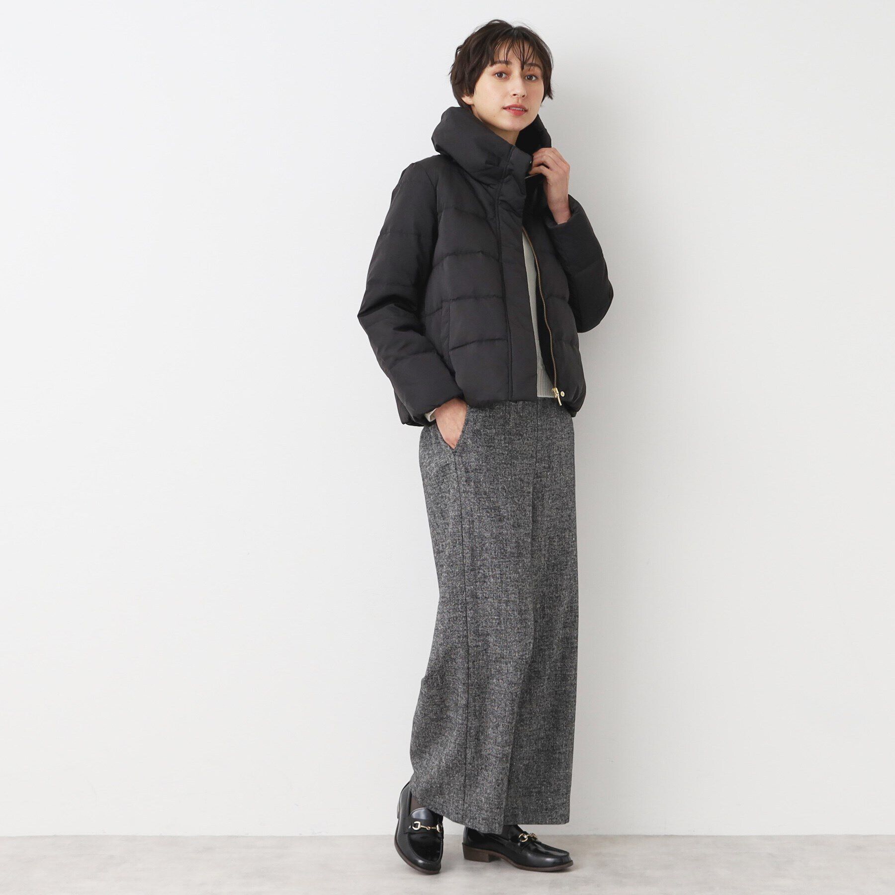 Dessin「【4サイズ展開】ピーチスキンショート丈ダウンコート（XS～L）」|ダウン|