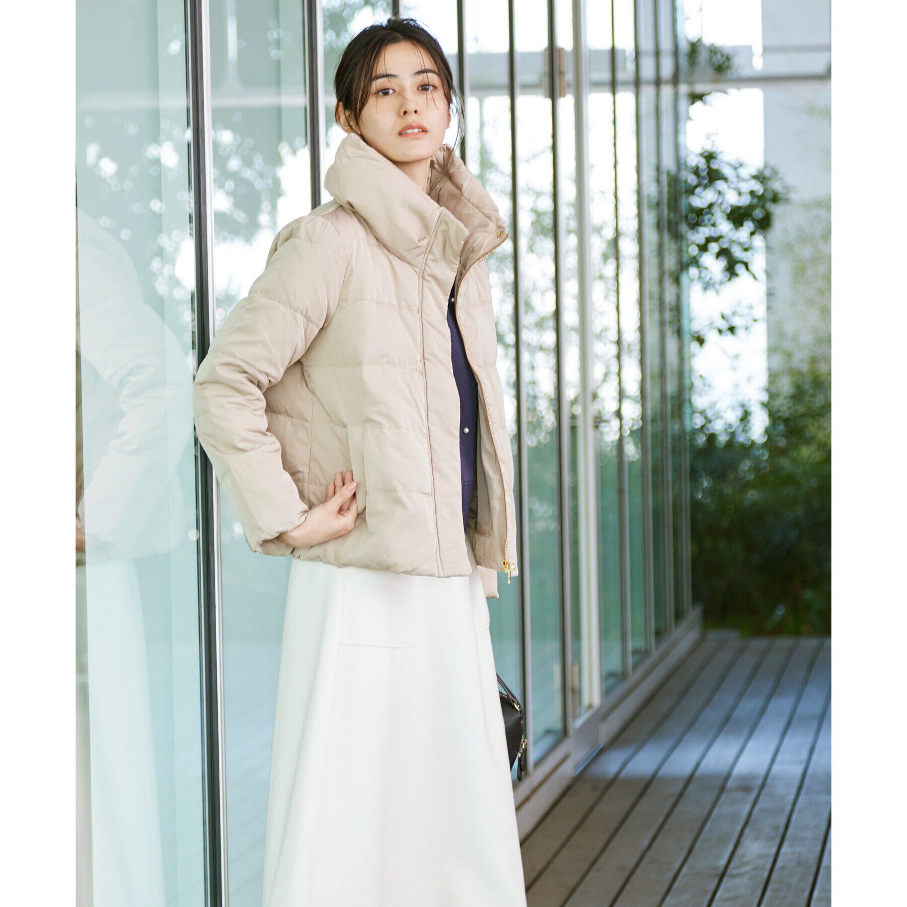 Dessin「【4サイズ展開】ピーチスキンショート丈ダウンコート（XS～L）」|ダウン|