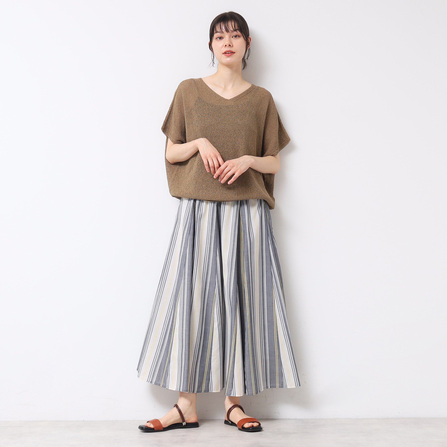 Dessin「【ウエストゴム・洗える】映えチェック柄スカート（XS～L）」|スカート|