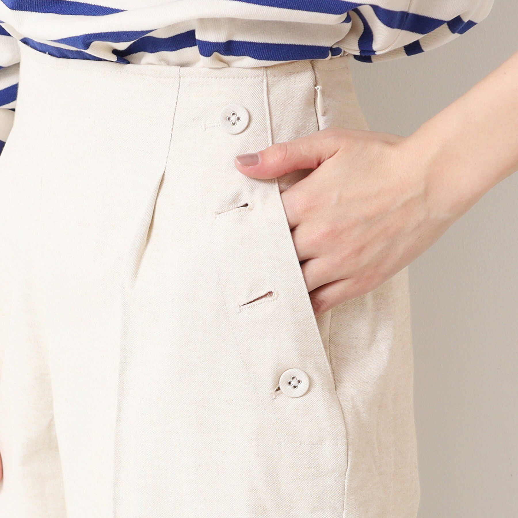 Dessin「【多機能】リネンブレンドマリンパンツ」|その他|