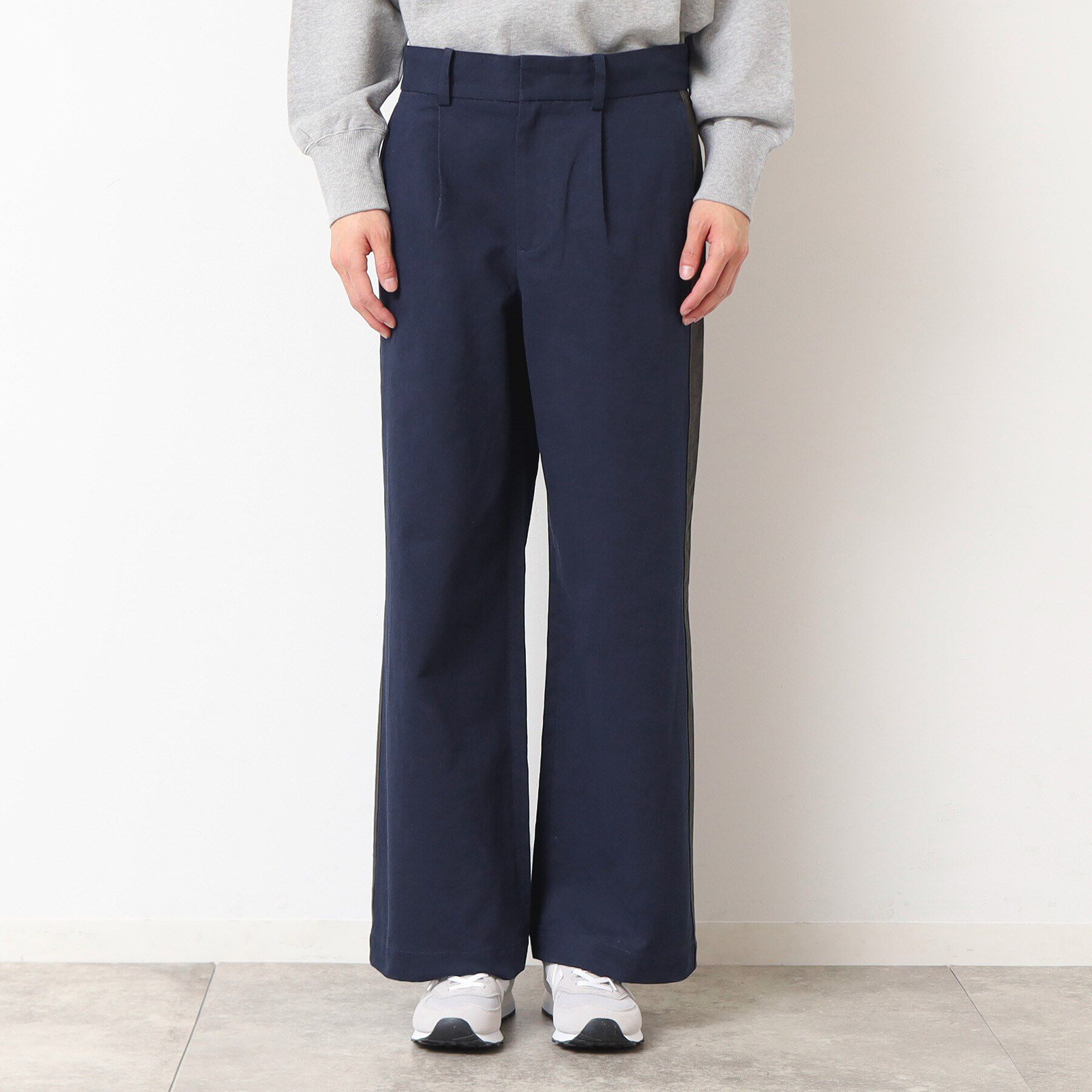 Dessin「【洗える】サイドライン入り切替ワイドパンツ」|その他|