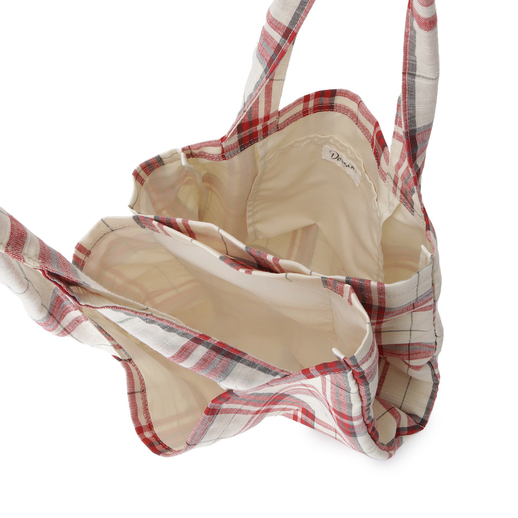 Dessin「【A4収納可・軽量】チェックトート」|トートバッグ|