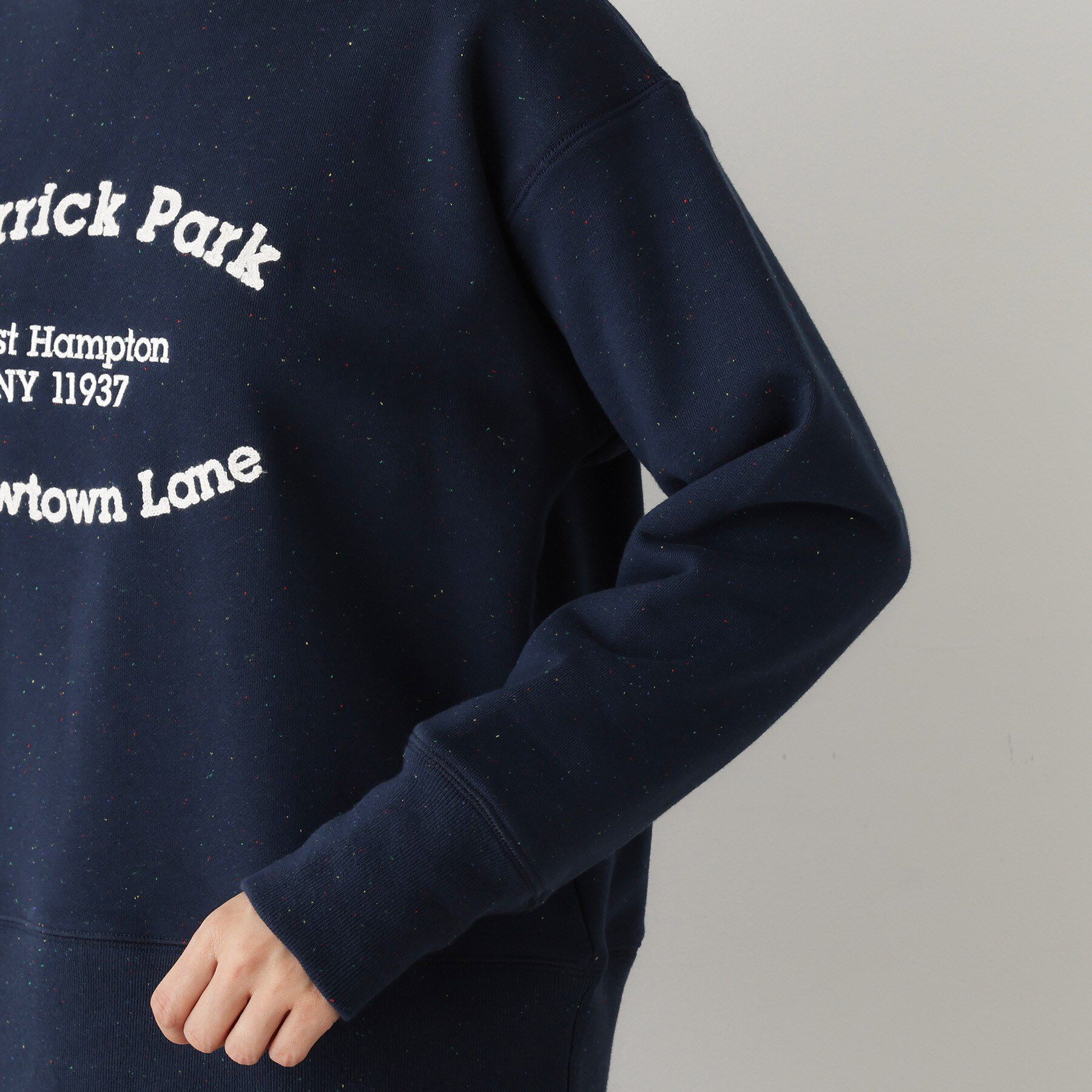 Dessin「【ユニセックス/洗える】ネップ裏毛スウェットトレーナー」|パーカー|