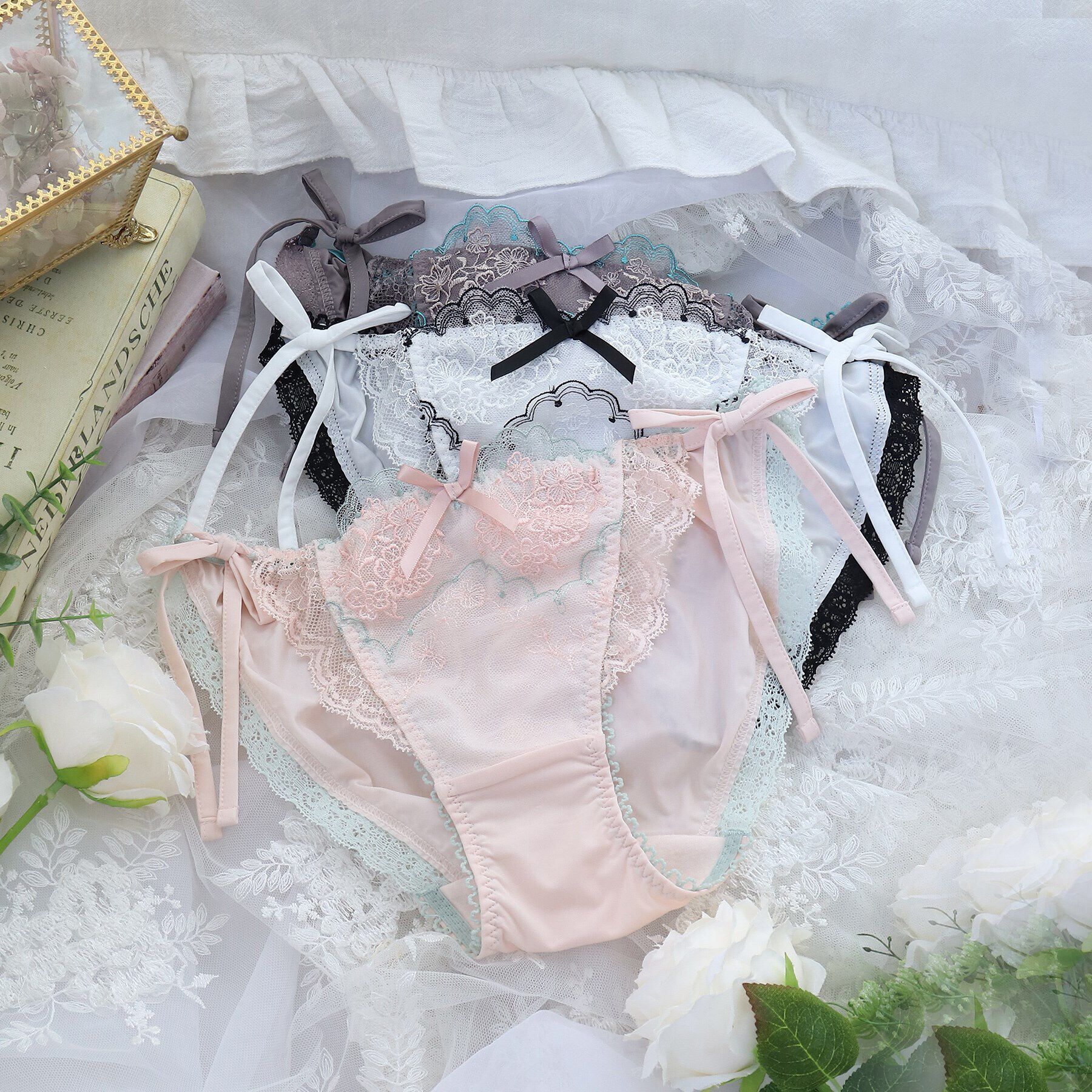 Risa Magli「エステラ リボンショーツ」|インナー|