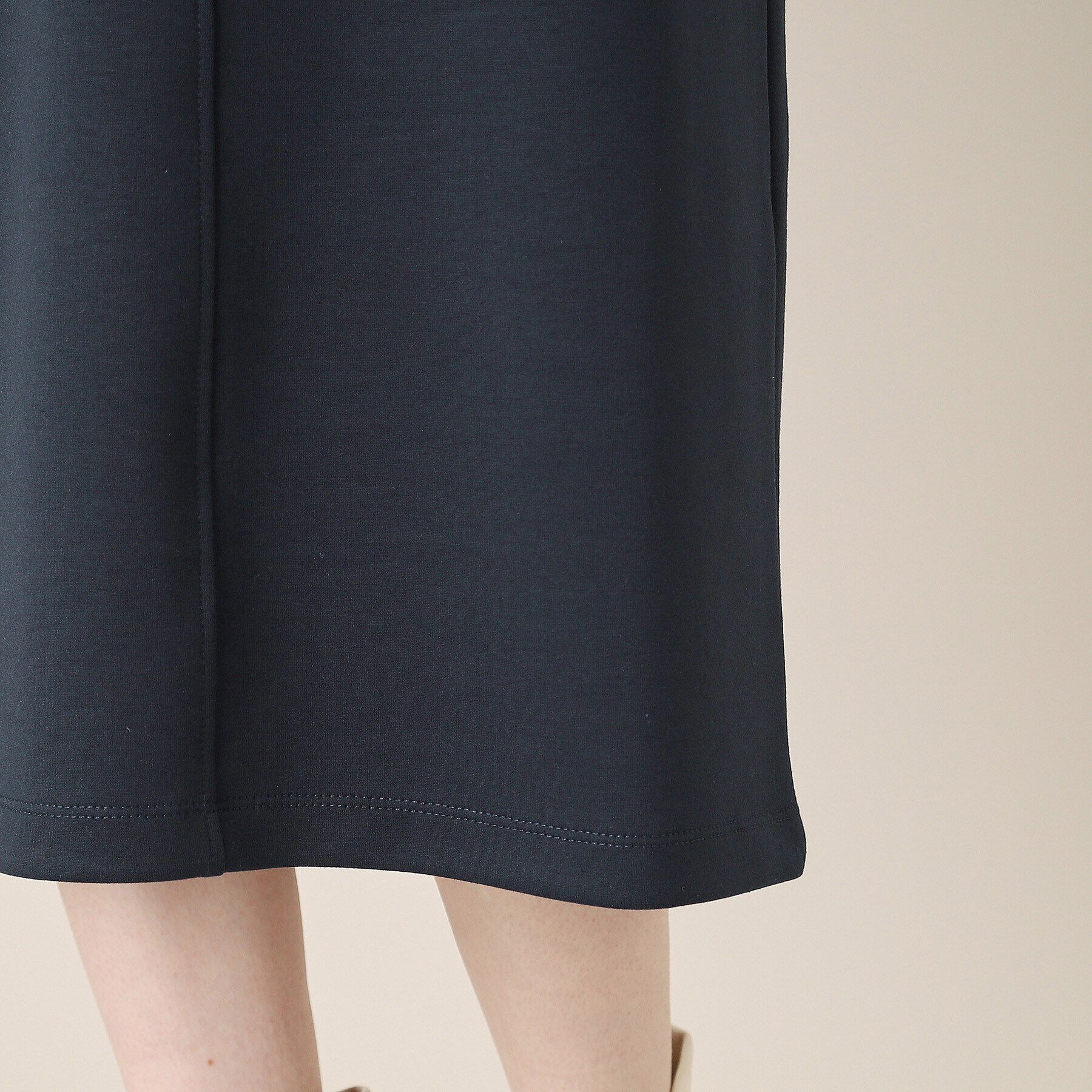 ITS&rsquo;DEMO「【手洗い可】ダンボールジャージーワンピース」|ワンピース|