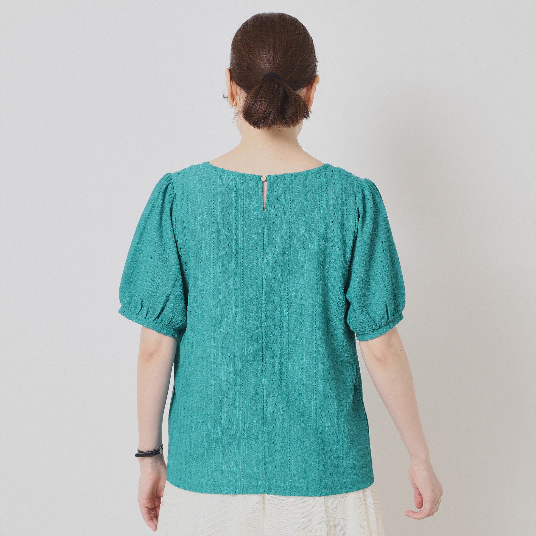 ITS&rsquo;DEMO「【手洗い可】レーシーふくれジャカードプルオーバー」|Tシャツ・カットソー|