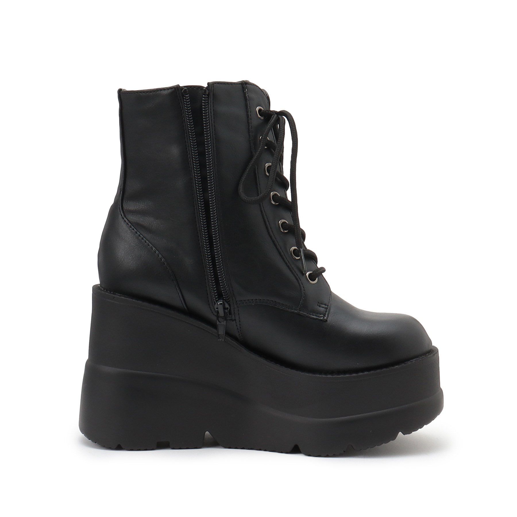 csT&P「厚底レースアップブーツ」|ショートブーツ|