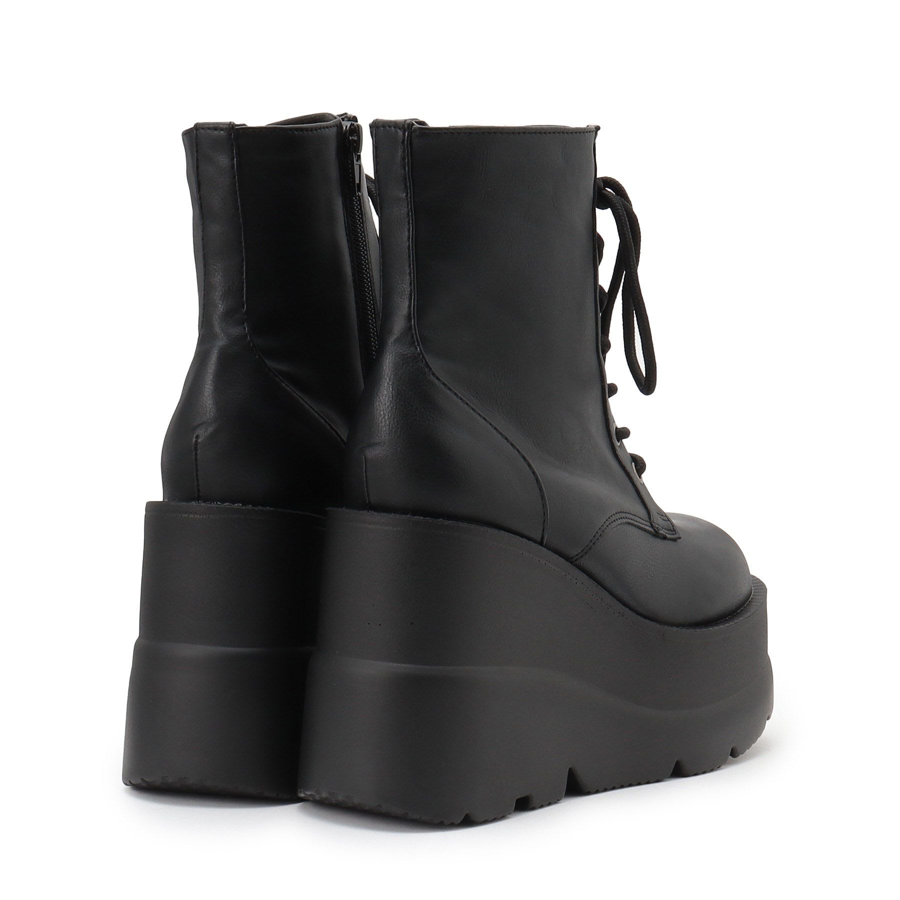 csT&P「厚底レースアップブーツ」|ショートブーツ|