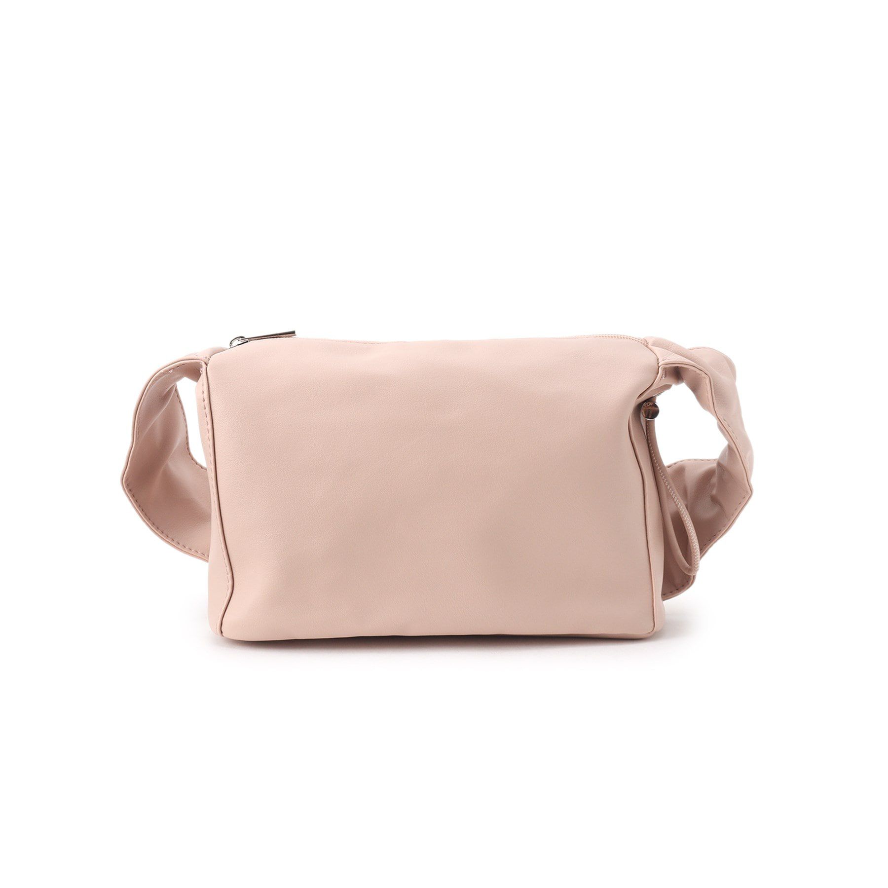 Ober Tashe「合皮ギャザーハンドルスクエアバッグ」|ハンドバッグ|ピンク(072)