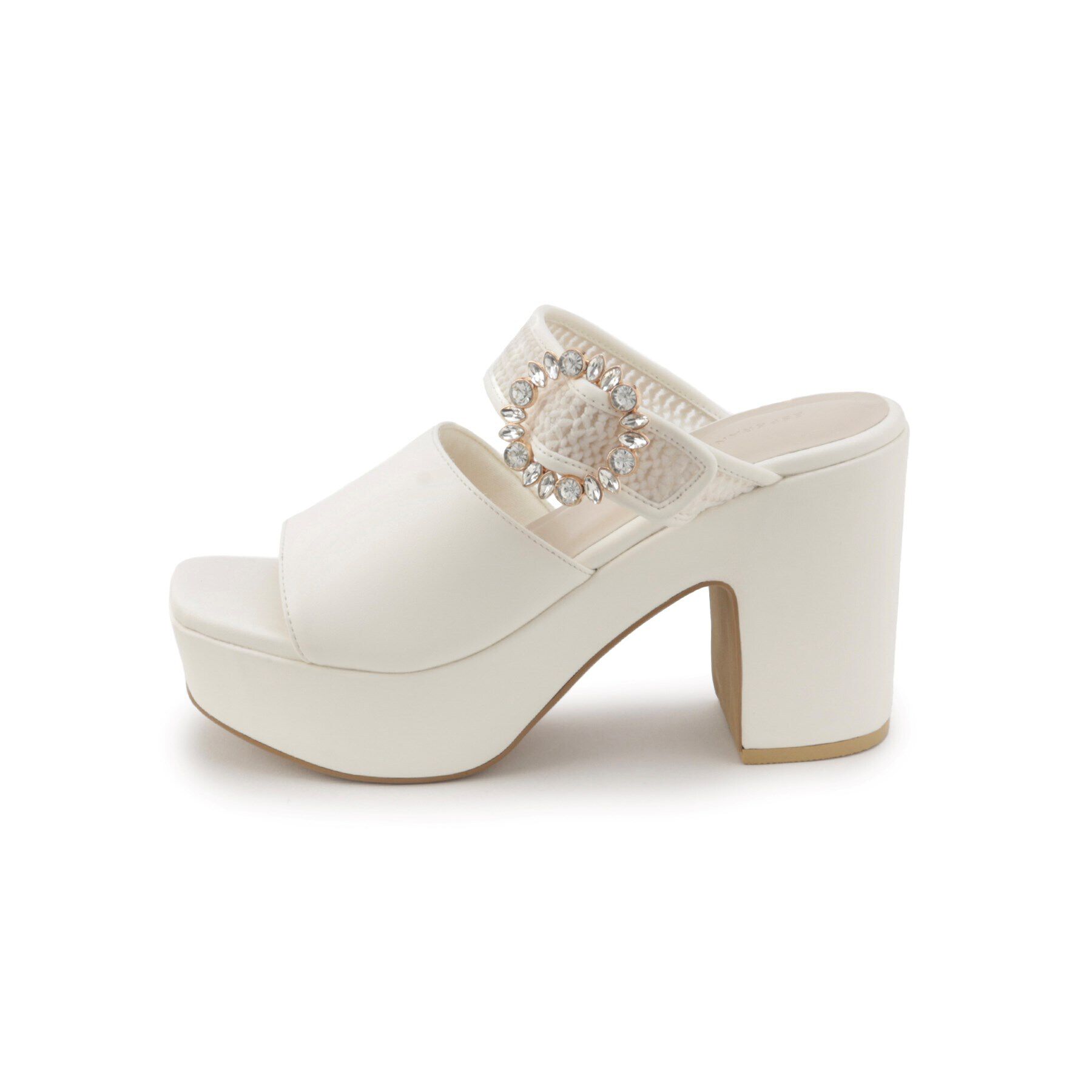 ESPERANZA「飾りバックル一体底ミュール 24SS」|サンダル|