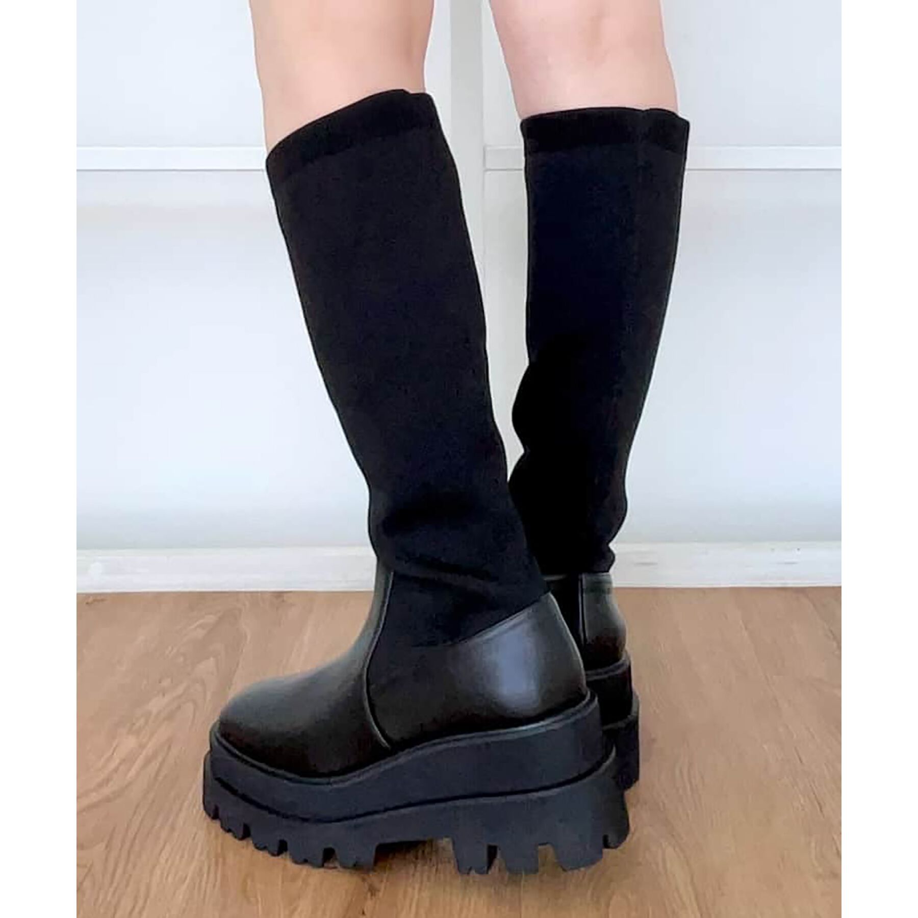 ESPERANZA「ニットロングブーツ」|ショートブーツ|