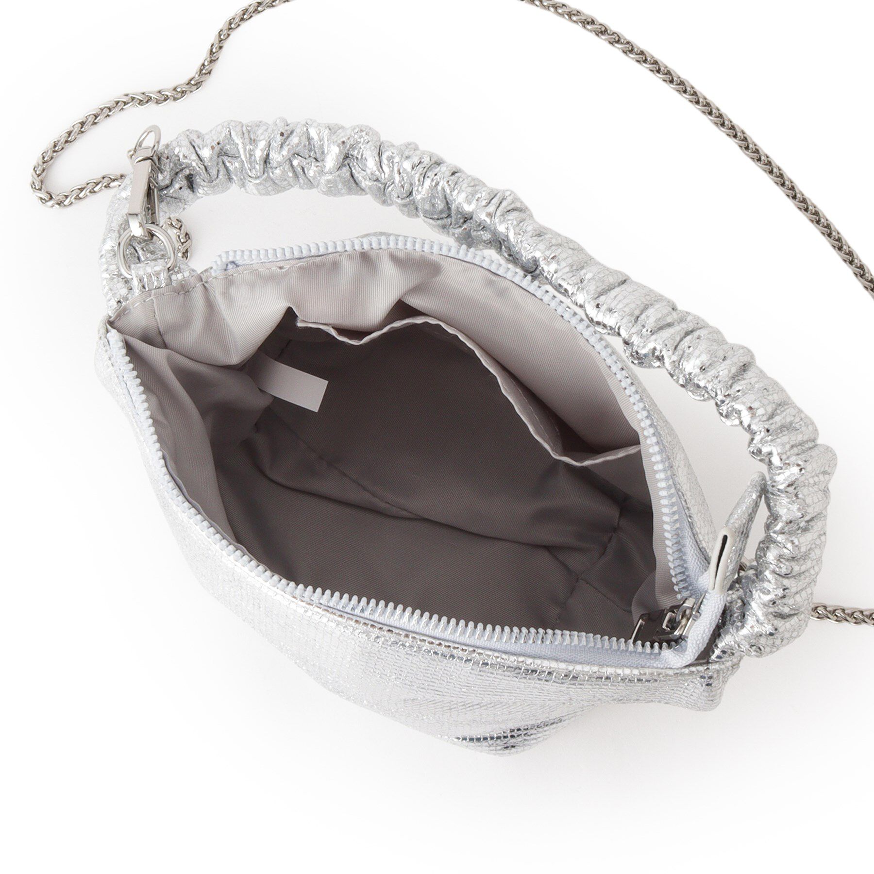 ESPERANZA「ギャザーハンドルメタリックミニショルダー」|ショルダー・メッセンジャー|