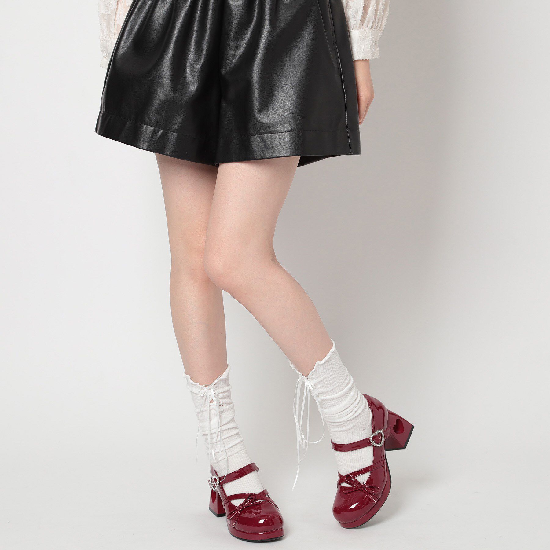 csT&P「厚底ハートヒールストラップパンプス」|パンプス|