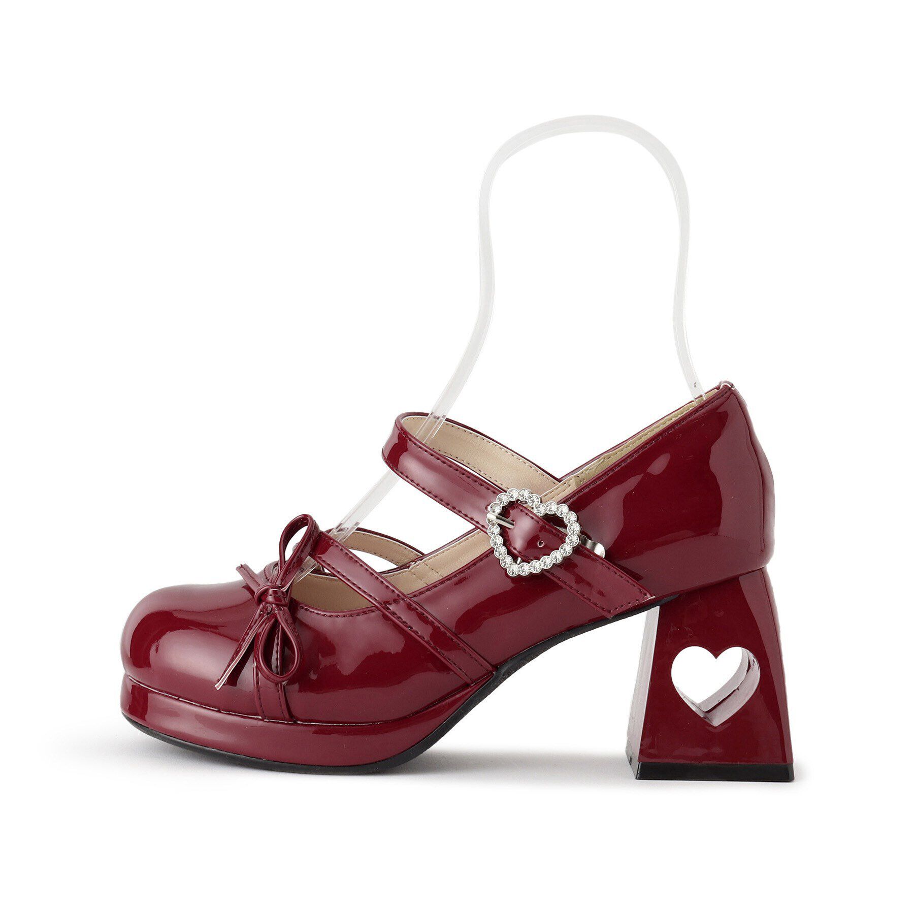 csT&P「厚底ハートヒールストラップパンプス」|パンプス|