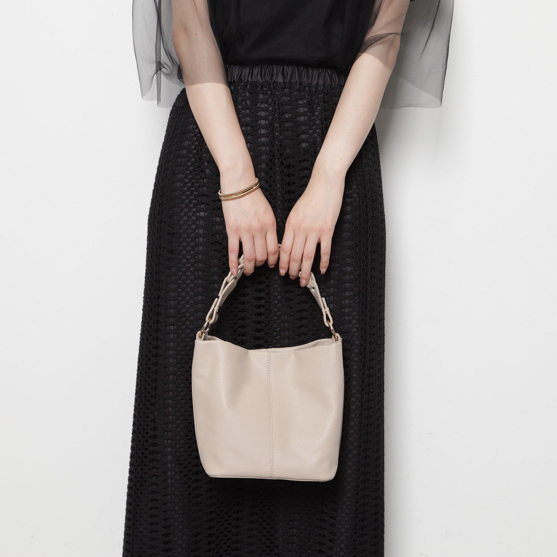 ESPERANZA「2WAYチェーン編みハンドルショルダーバッグ」|ショルダー・メッセンジャー|