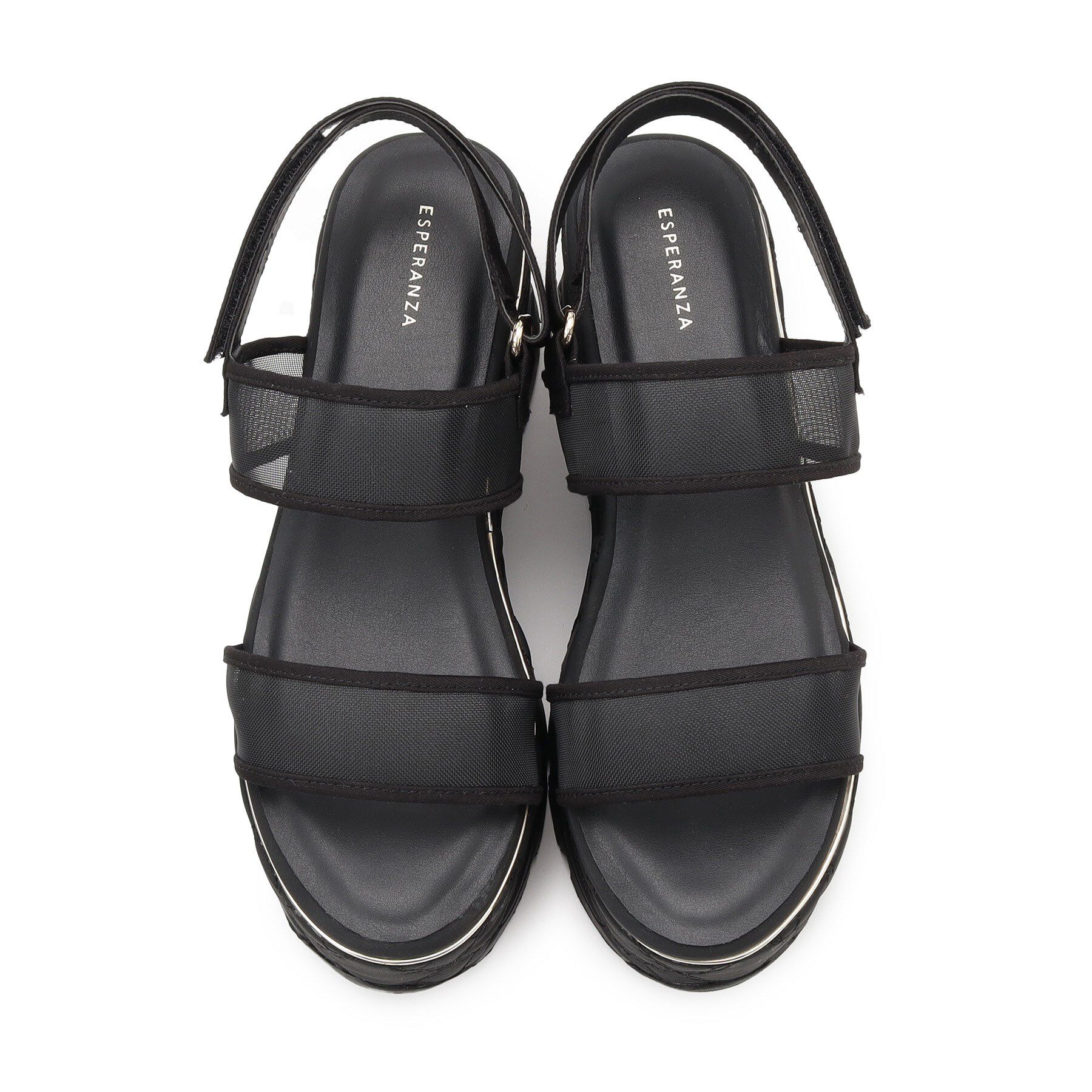 ESPERANZA「キルティング厚底スポサン」|サンダル|
