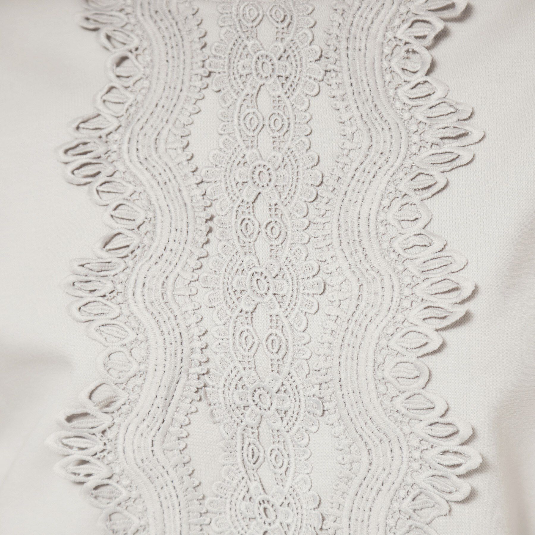 SunaUna「【COLLECTION LINE】レース付プルオーバー」|Tシャツ・カットソー|