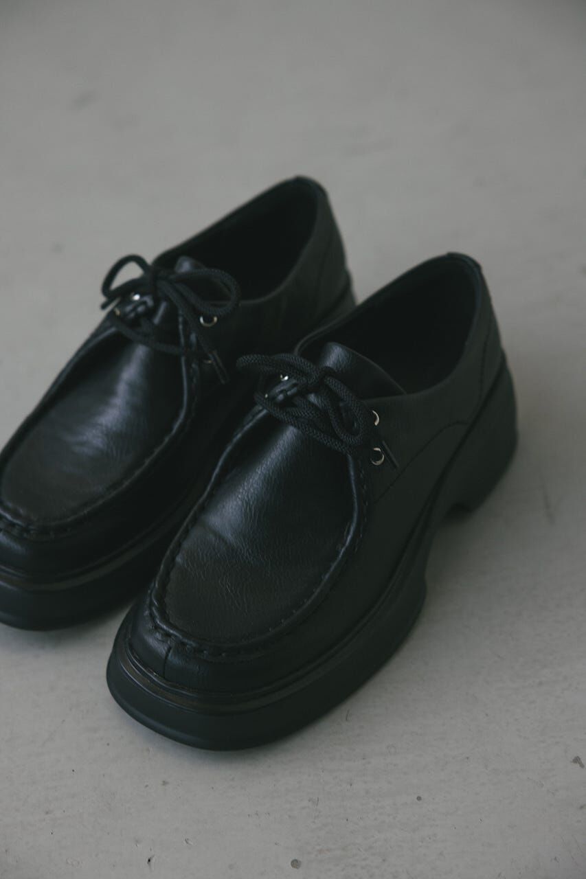 STYLEMIXER「ボリュームソールレースアップローファー」|パンプス|