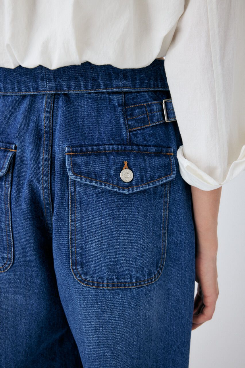 MOUSSY「CORSET DESIGN WIDE STRAIGHT」|デニム|