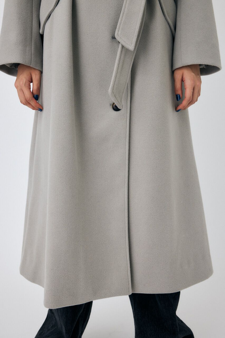 MOUSSY「STAND COLLAR ロングコート」|その他|