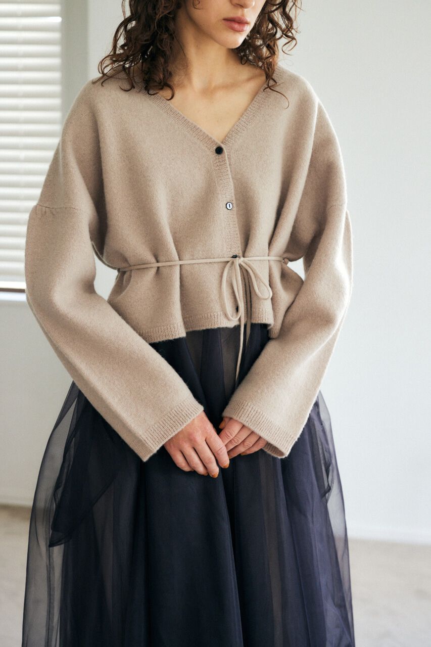 MOUSSY「WAIST TIE カーディガン」|カーディガン|