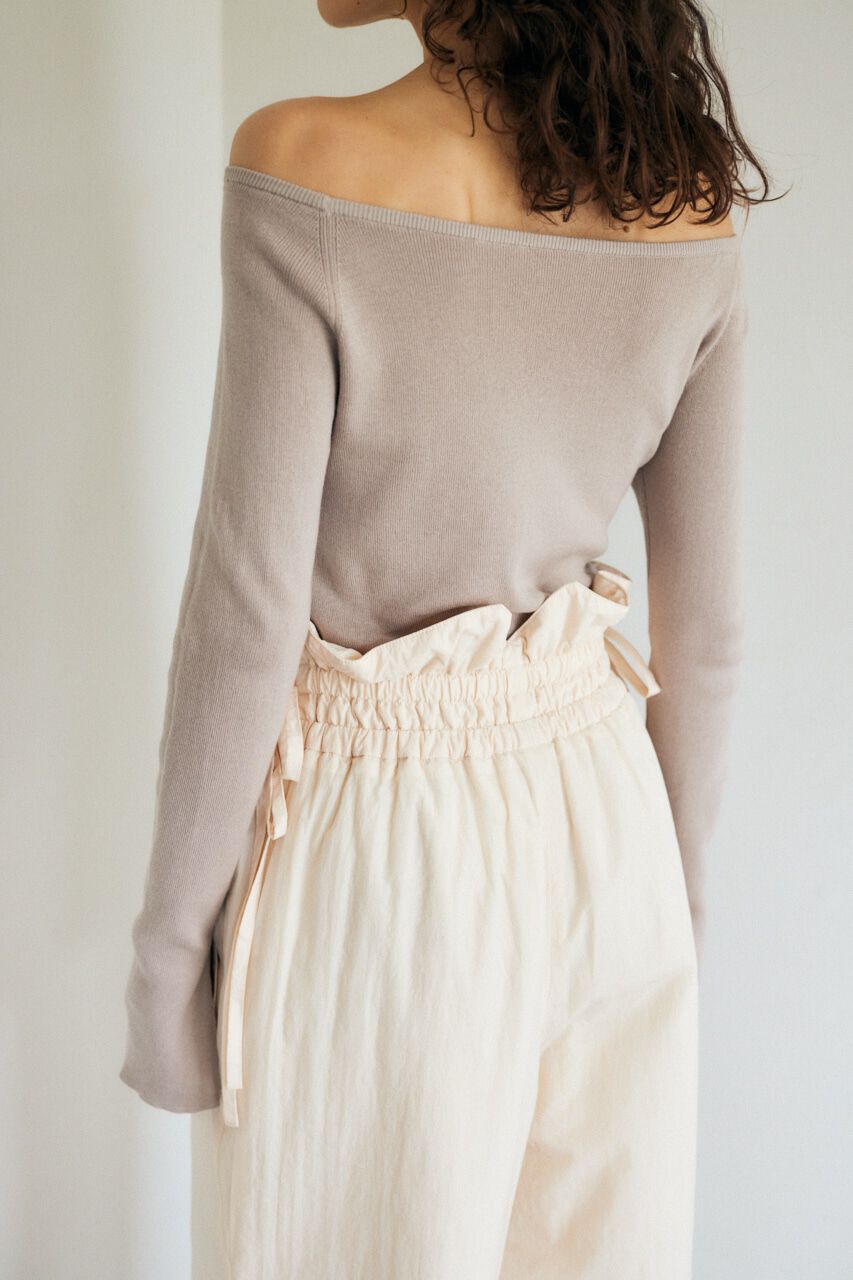 MOUSSY「オフショルダー ニット」|ニット・セーター|