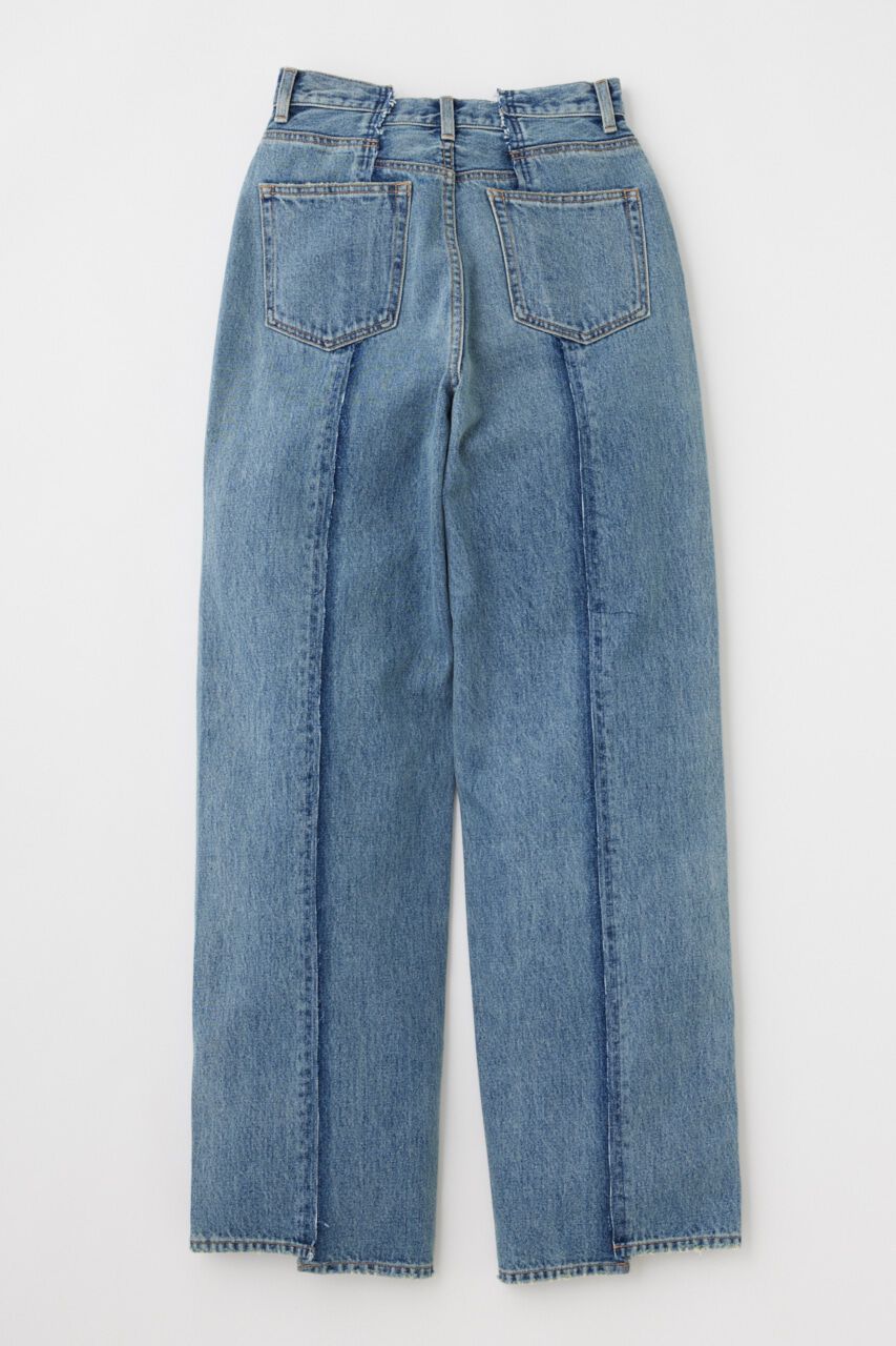 MOUSSY「HW REMAKE LOOSE STRAIGHT」|デニム|