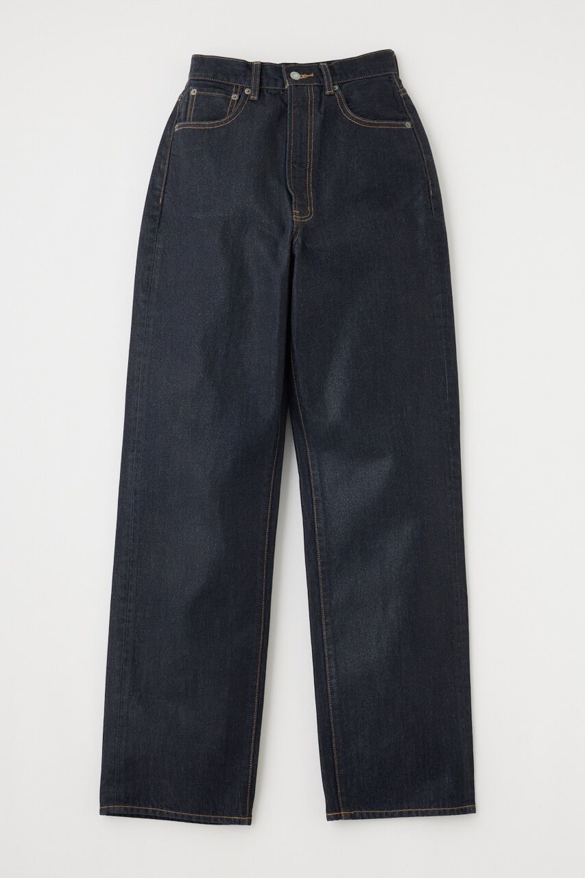 MOUSSY「HW COATED LOOSE STRAIGHT」|デニム|