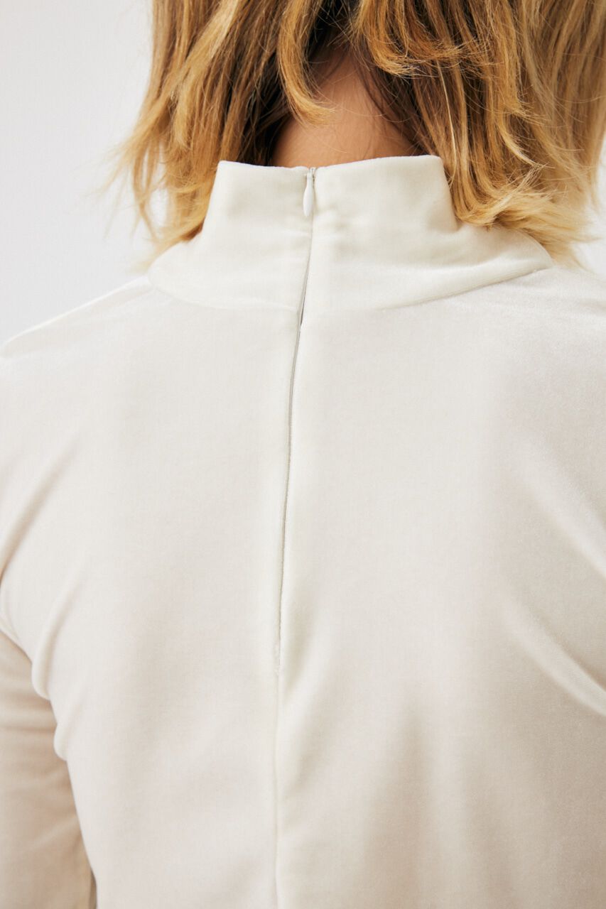 MOUSSY「HIGH NECK VELOUR トップス」|Tシャツ・カットソー|