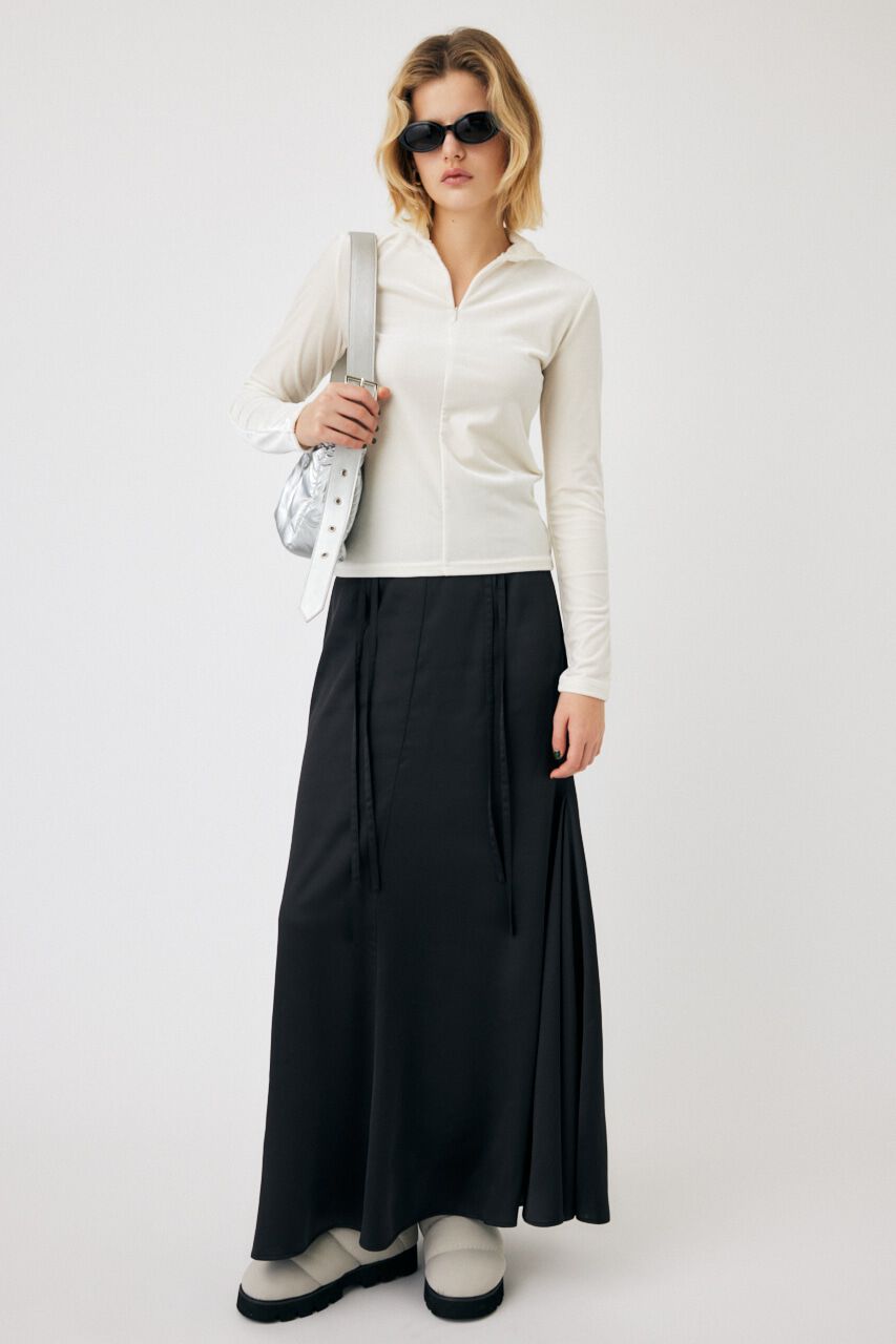 MOUSSY「HIGH NECK VELOUR トップス」|Tシャツ・カットソー|