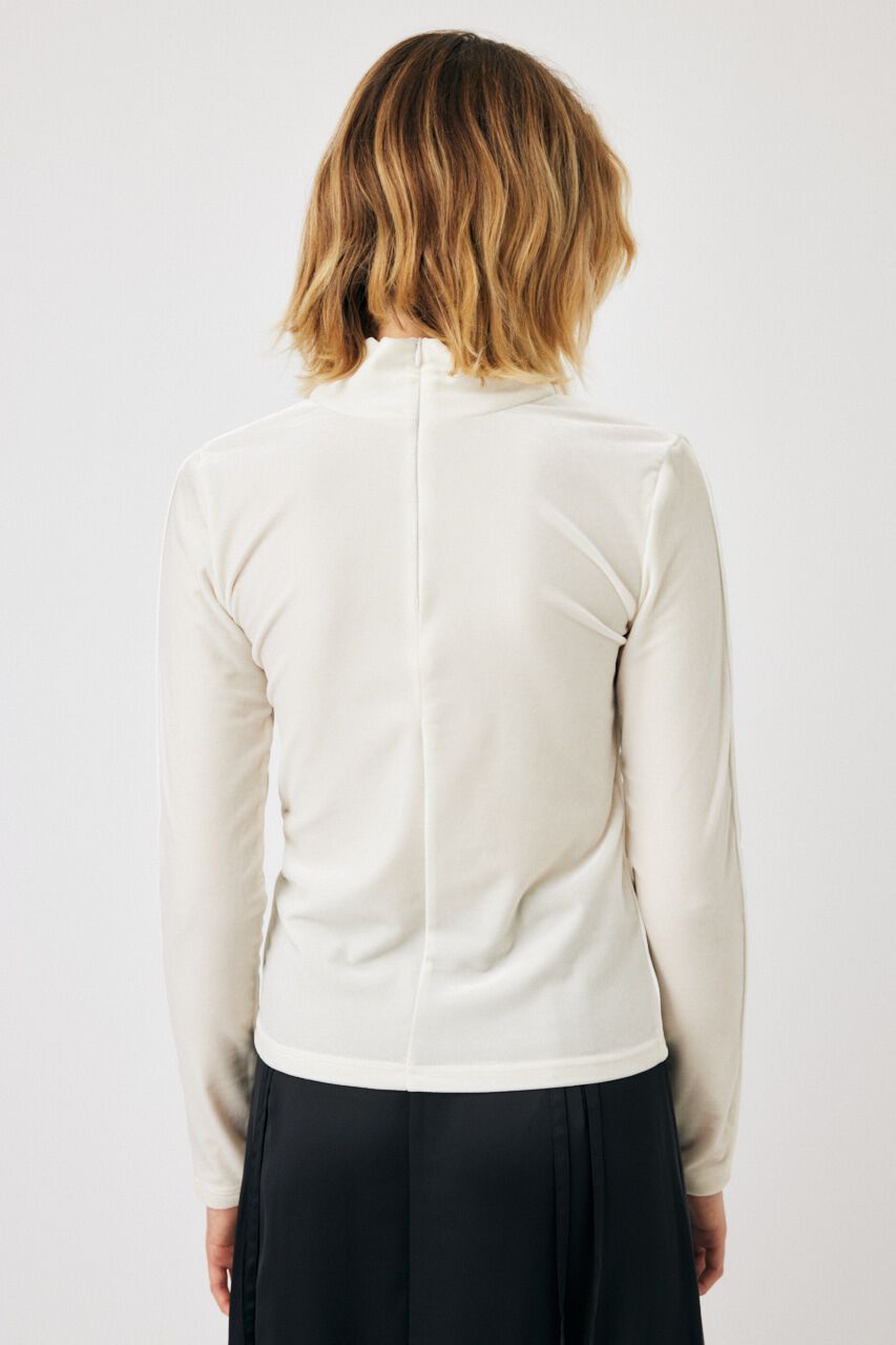 MOUSSY「HIGH NECK VELOUR トップス」|Tシャツ・カットソー|